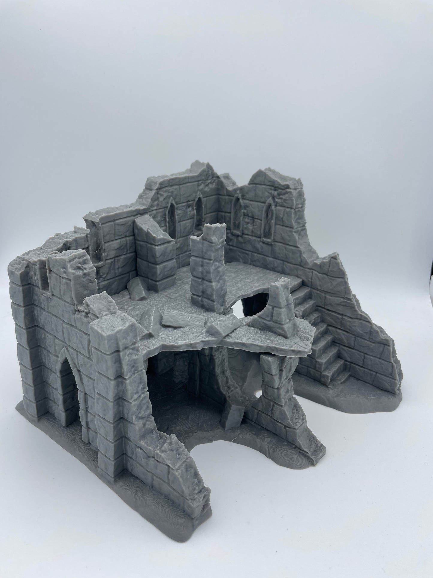 Produktfoto Tabletop 28mm The Printing Goes Ever On (TPGEO) 0: Ruine E - Trümmer einer mittelalterlichen Stadt - Zerstörtes Haus