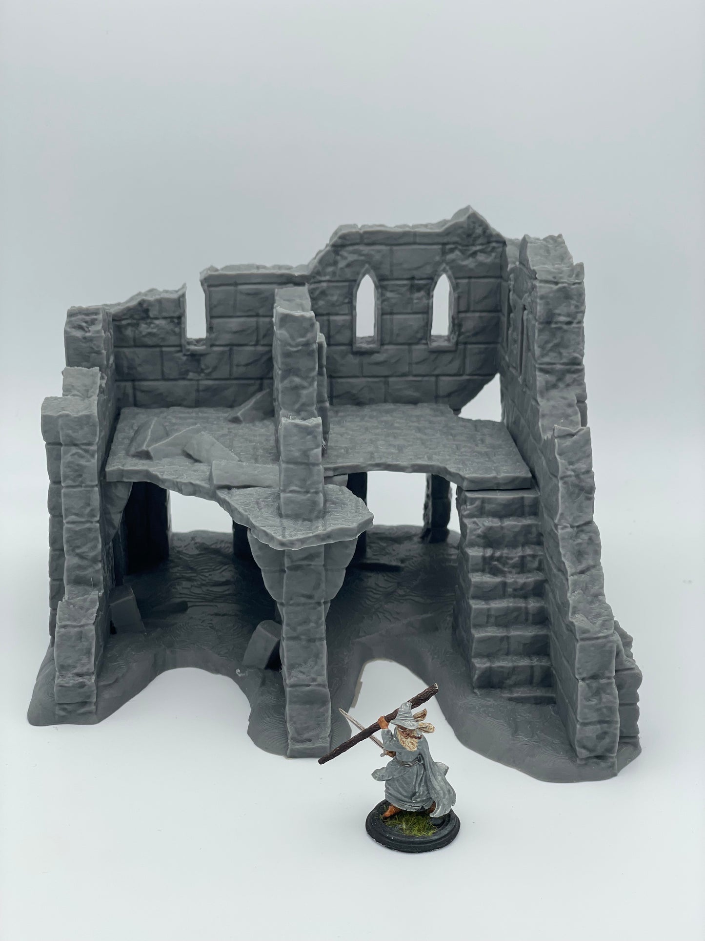 Produktfoto Tabletop 28mm The Printing Goes Ever On (TPGEO) 0: Ruine E - Trümmer einer mittelalterlichen Stadt - Zerstörtes Haus