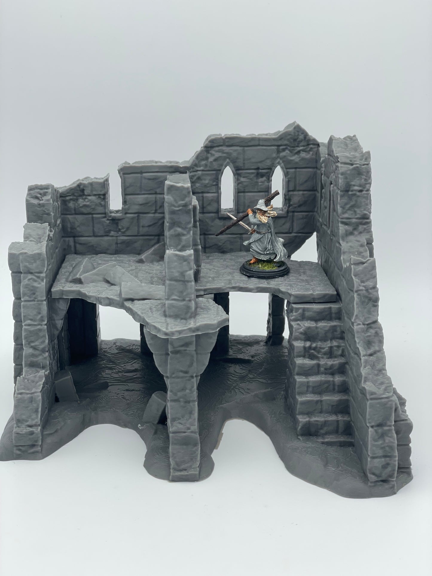 Produktfoto Tabletop 28mm The Printing Goes Ever On (TPGEO) 0: Ruine E - Trümmer einer mittelalterlichen Stadt - Zerstörtes Haus