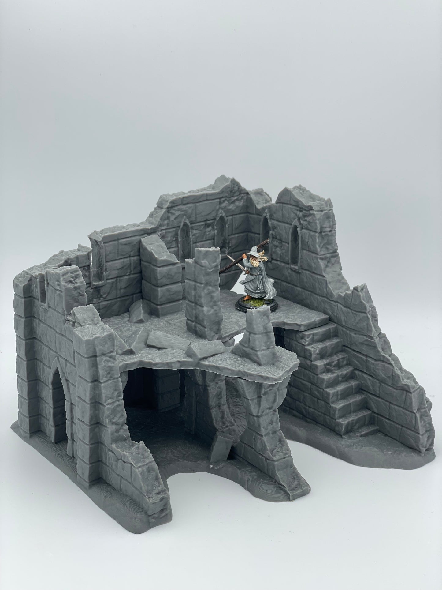 Produktfoto Tabletop 28mm The Printing Goes Ever On (TPGEO) 0: Ruine E - Trümmer einer mittelalterlichen Stadt - Zerstörtes Haus
