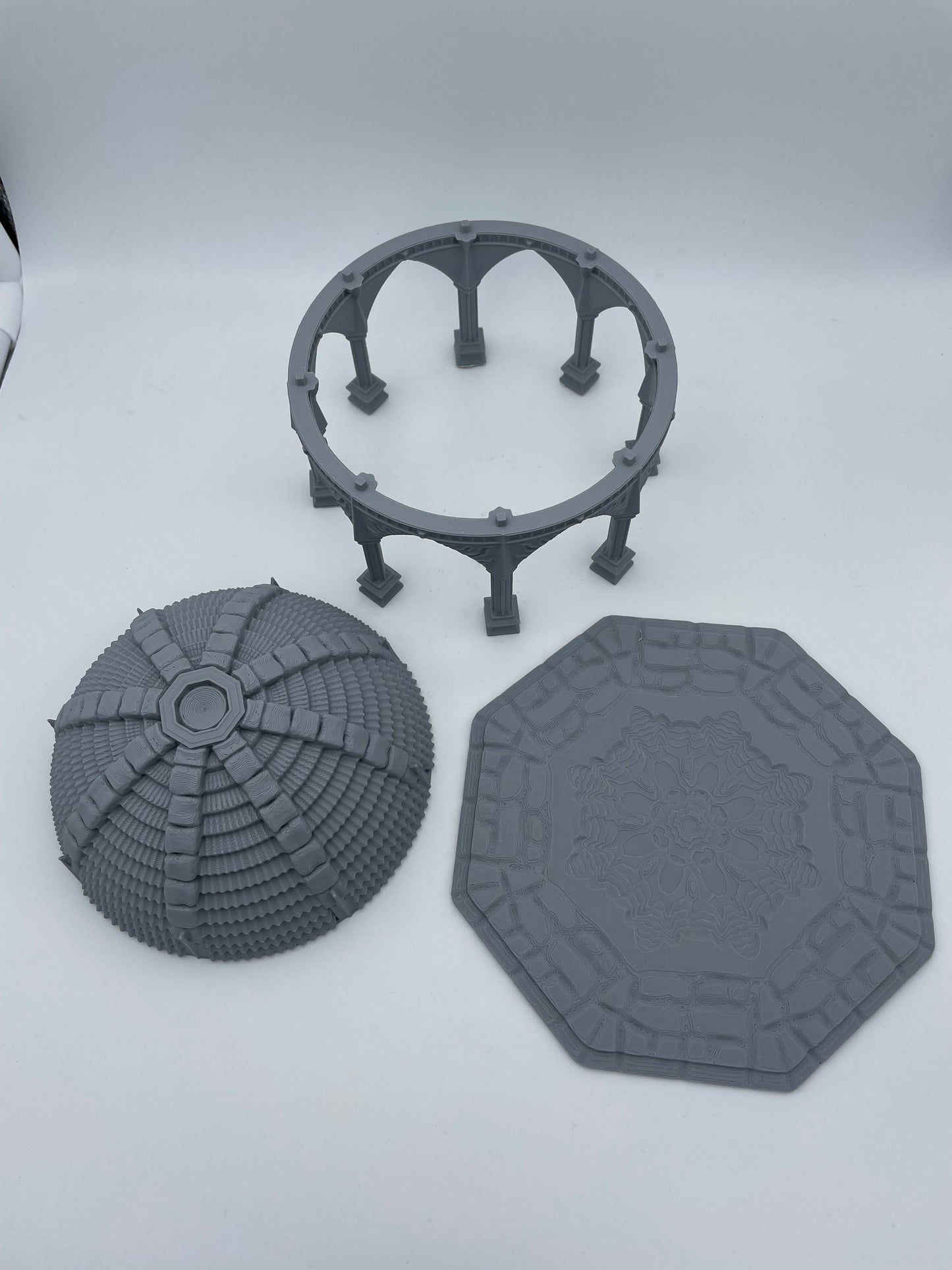 Product photo Tabletop 28mm The Printing Goes Ever On (TPGEO) 0: Fehntop Outpost - Weathered Stronghold in the Wilderness