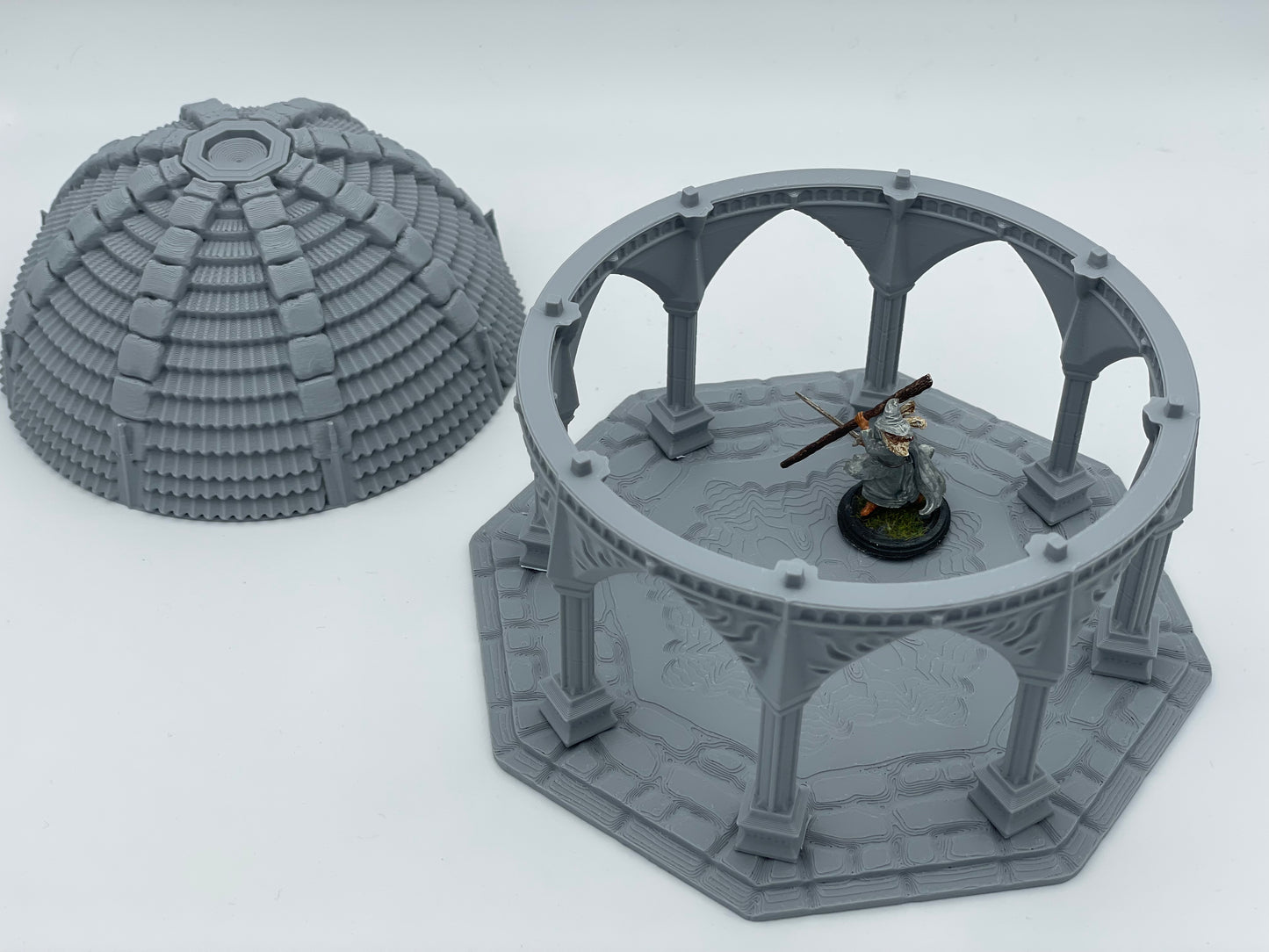 Product photo Tabletop 28mm The Printing Goes Ever On (TPGEO) 0: Fehntop Outpost - Weathered Stronghold in the Wilderness