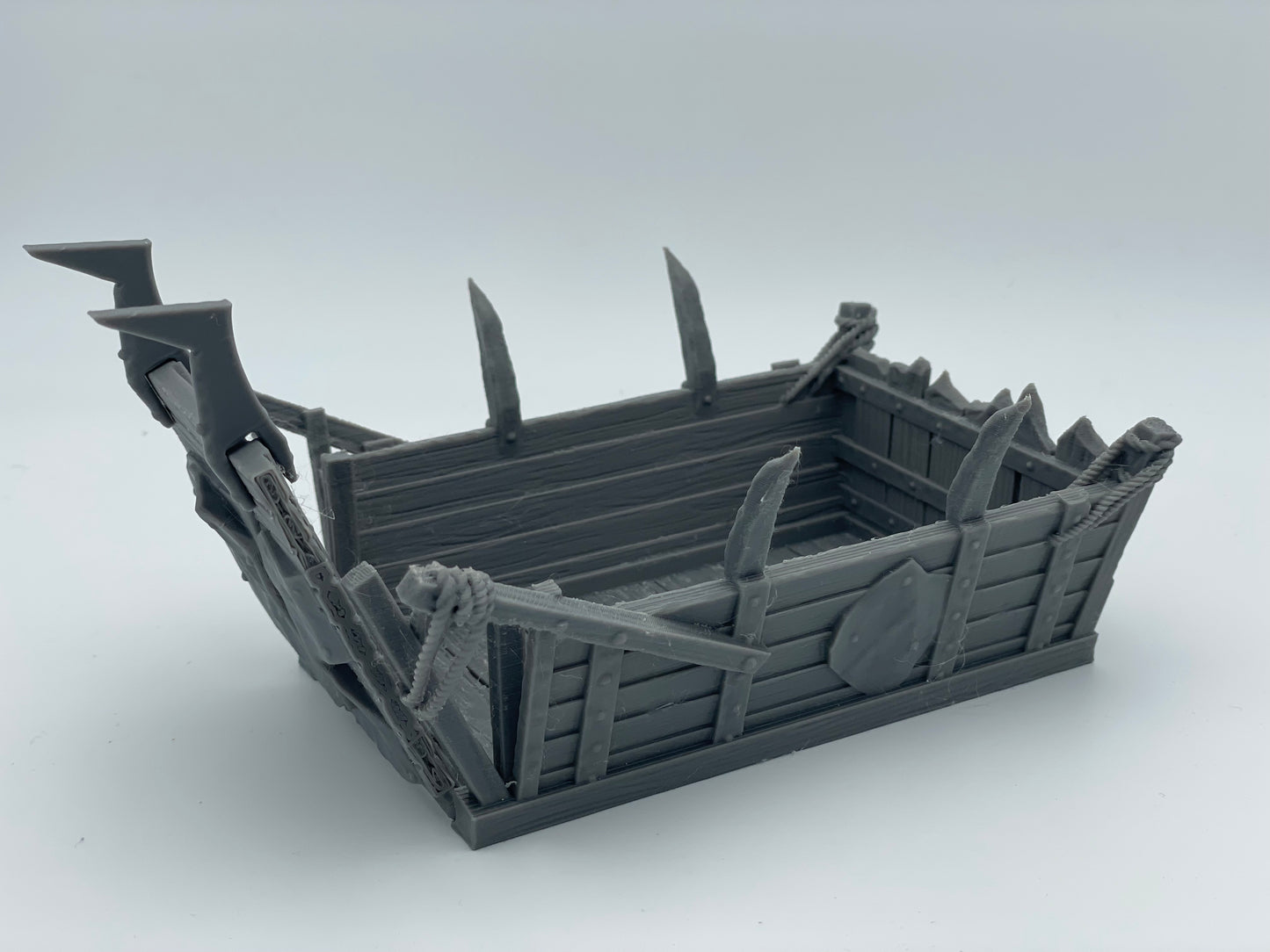 Product photo Tabletop 28mm The Printing Goes Ever On (TPGEO) 0: Small landing craft - Orc transport boat - Raft for siege