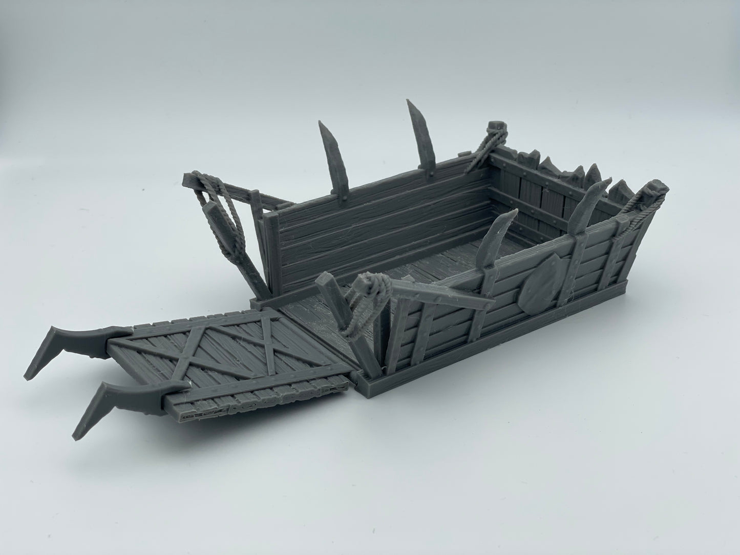 Product photo Tabletop 28mm The Printing Goes Ever On (TPGEO) 0: Small landing craft - Orc transport boat - Raft for siege