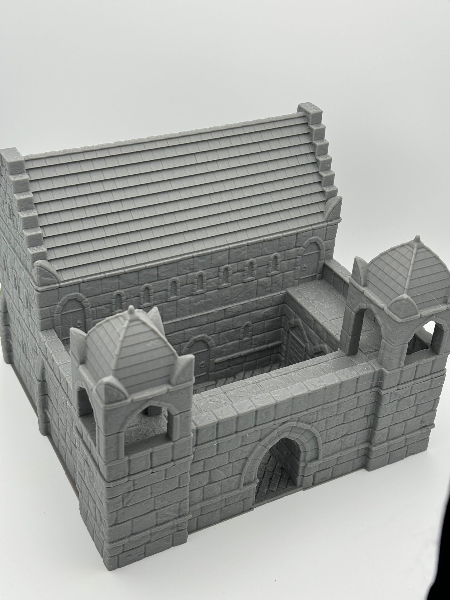 Product photo Tabletop 28mm The Printing Goes Ever On (TPGEO) 0: Ivory City Barracks - Kingdom of Gonthan - Tabletop Terrain