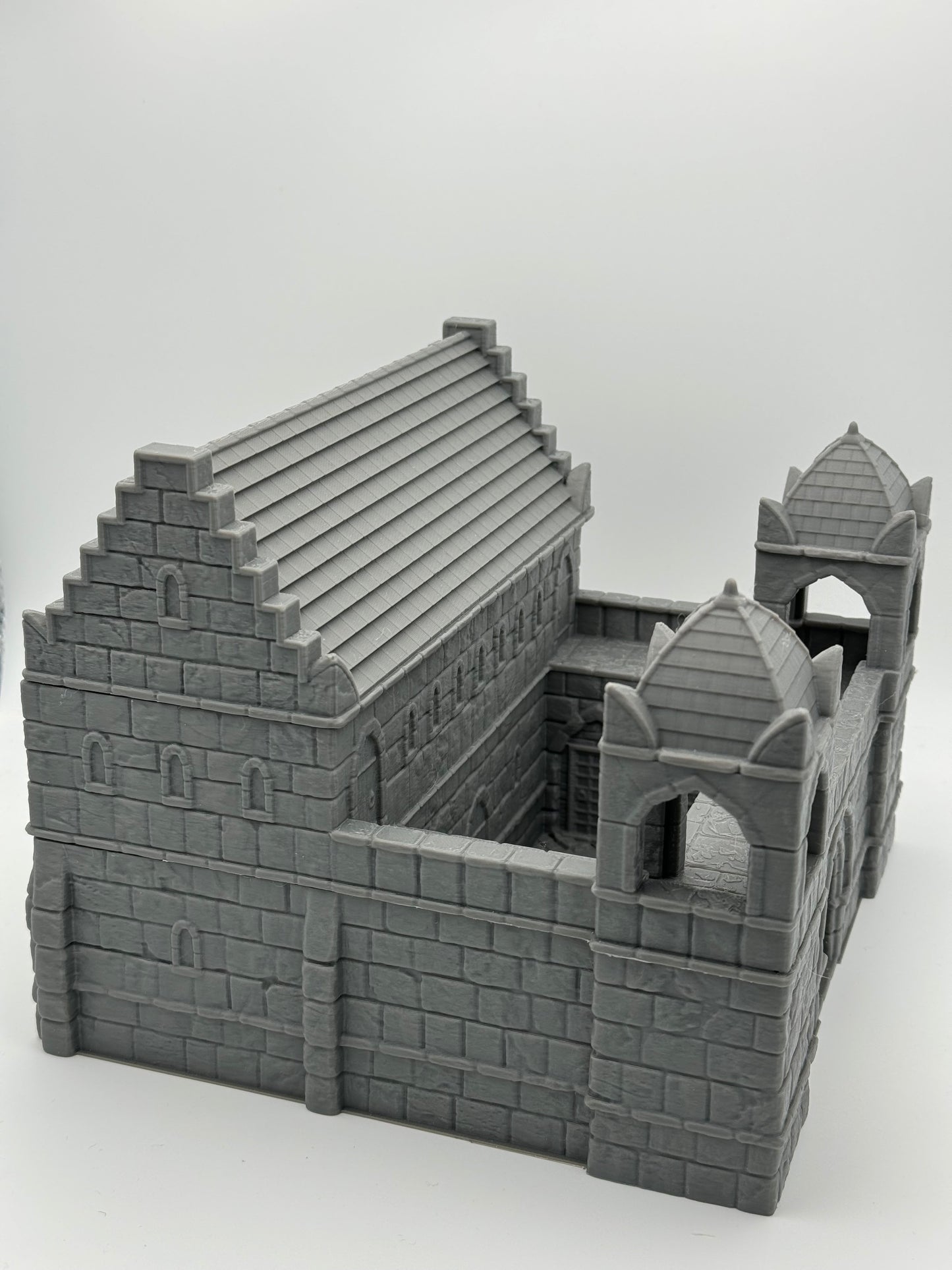 Product photo Tabletop 28mm The Printing Goes Ever On (TPGEO) 0: Ivory City Barracks - Kingdom of Gonthan - Tabletop Terrain