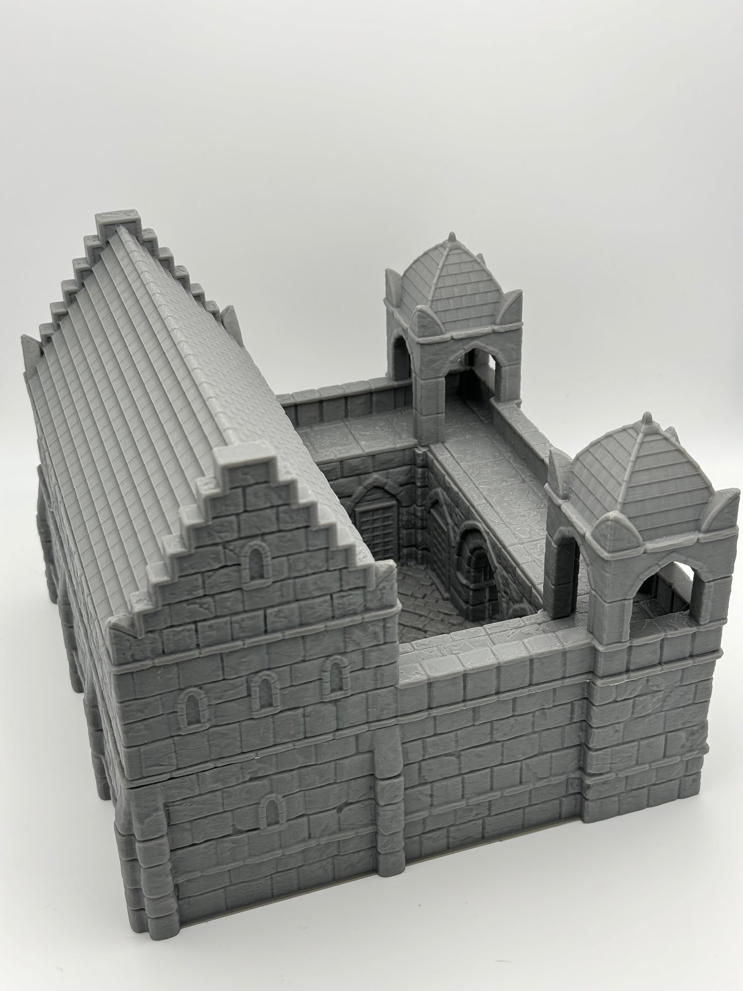 Product photo Tabletop 28mm The Printing Goes Ever On (TPGEO) 0: Ivory City Barracks - Kingdom of Gonthan - Tabletop Terrain