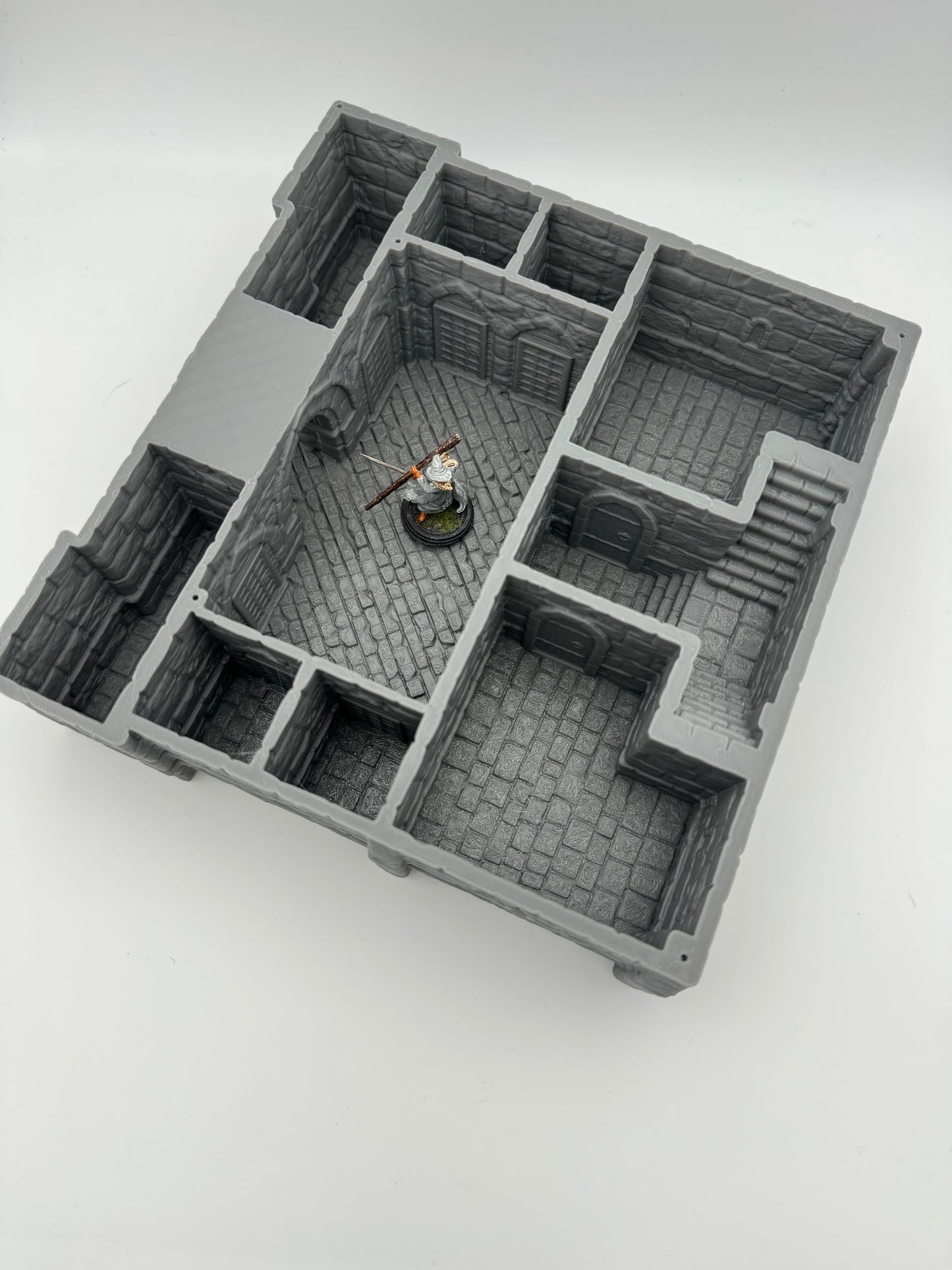 Product photo Tabletop 28mm The Printing Goes Ever On (TPGEO) 0: Ivory City Barracks - Kingdom of Gonthan - Tabletop Terrain