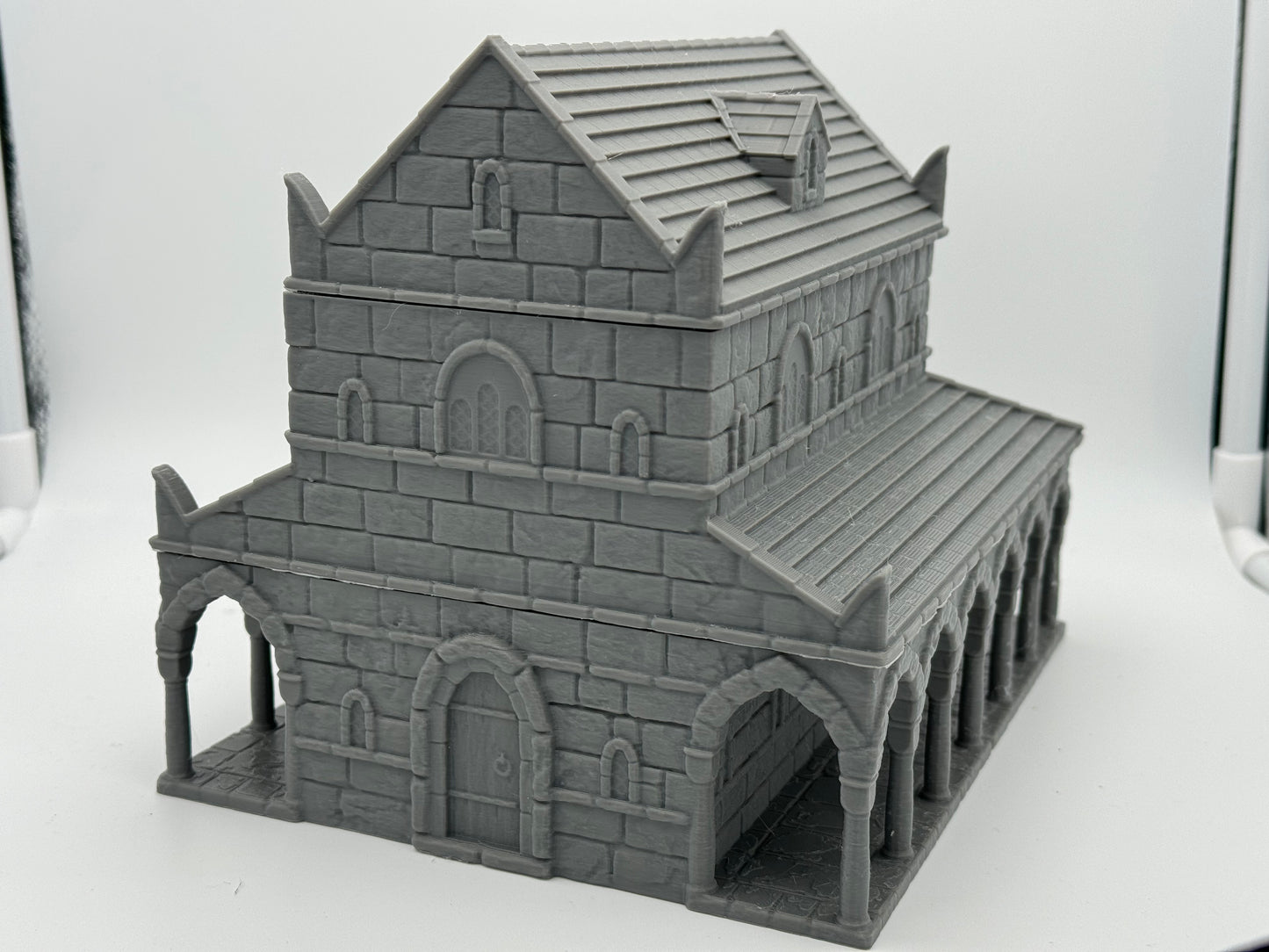Product photo Tabletop 28mm The Printing Goes Ever On (TPGEO) 0: House A Ivory City - Building Kingdom of Gonthan - Tabletop Terrain