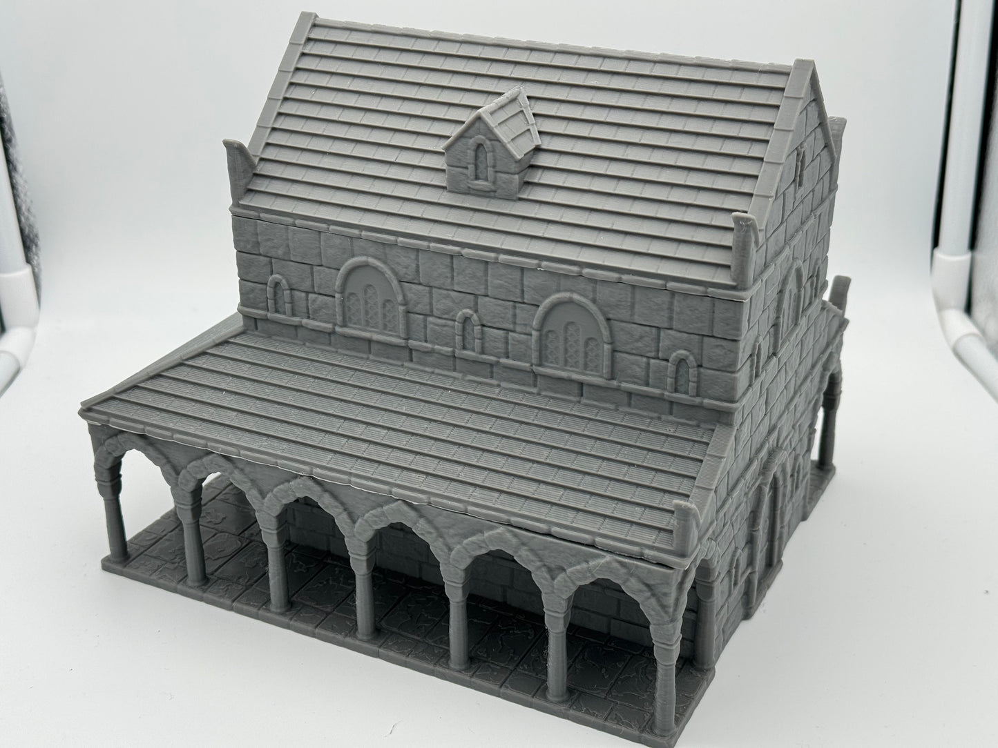 Product photo Tabletop 28mm The Printing Goes Ever On (TPGEO) 0: House A Ivory City - Building Kingdom of Gonthan - Tabletop Terrain