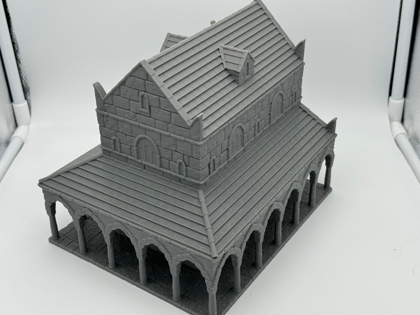Product photo Tabletop 28mm The Printing Goes Ever On (TPGEO) 0: House A Ivory City - Building Kingdom of Gonthan - Tabletop Terrain