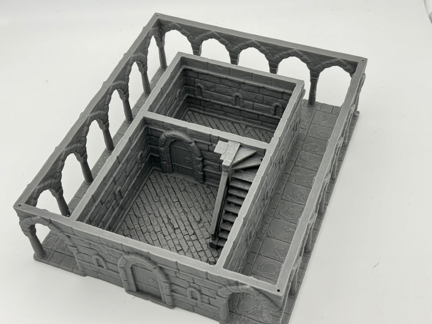 Product photo Tabletop 28mm The Printing Goes Ever On (TPGEO) 0: House A Ivory City - Building Kingdom of Gonthan - Tabletop Terrain