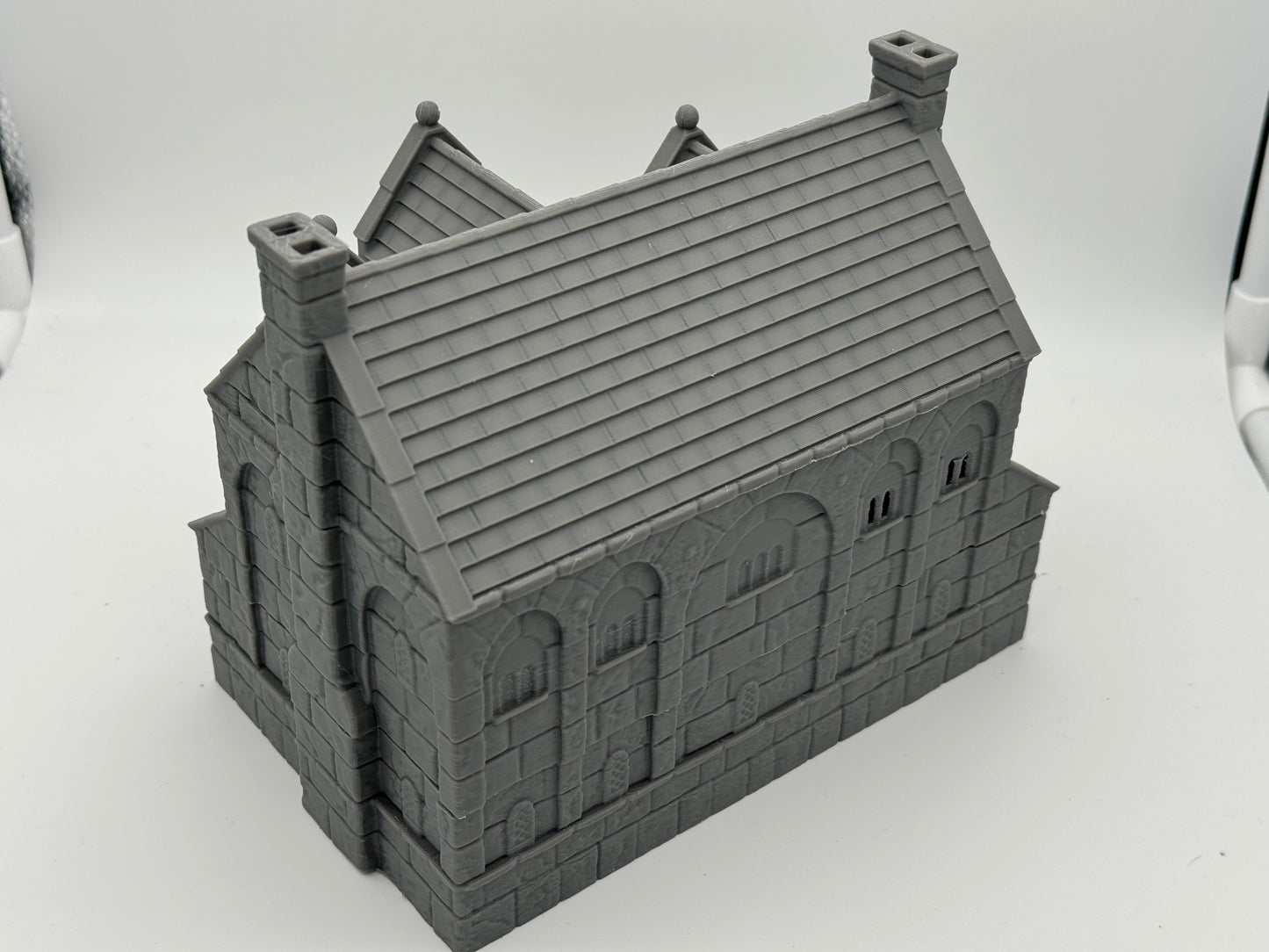Product photo Tabletop 28mm The Printing Goes Ever On (TPGEO) 0: Inn Ivory City - Kingdom of Gonthan Building - Inn Tabletop Terrain