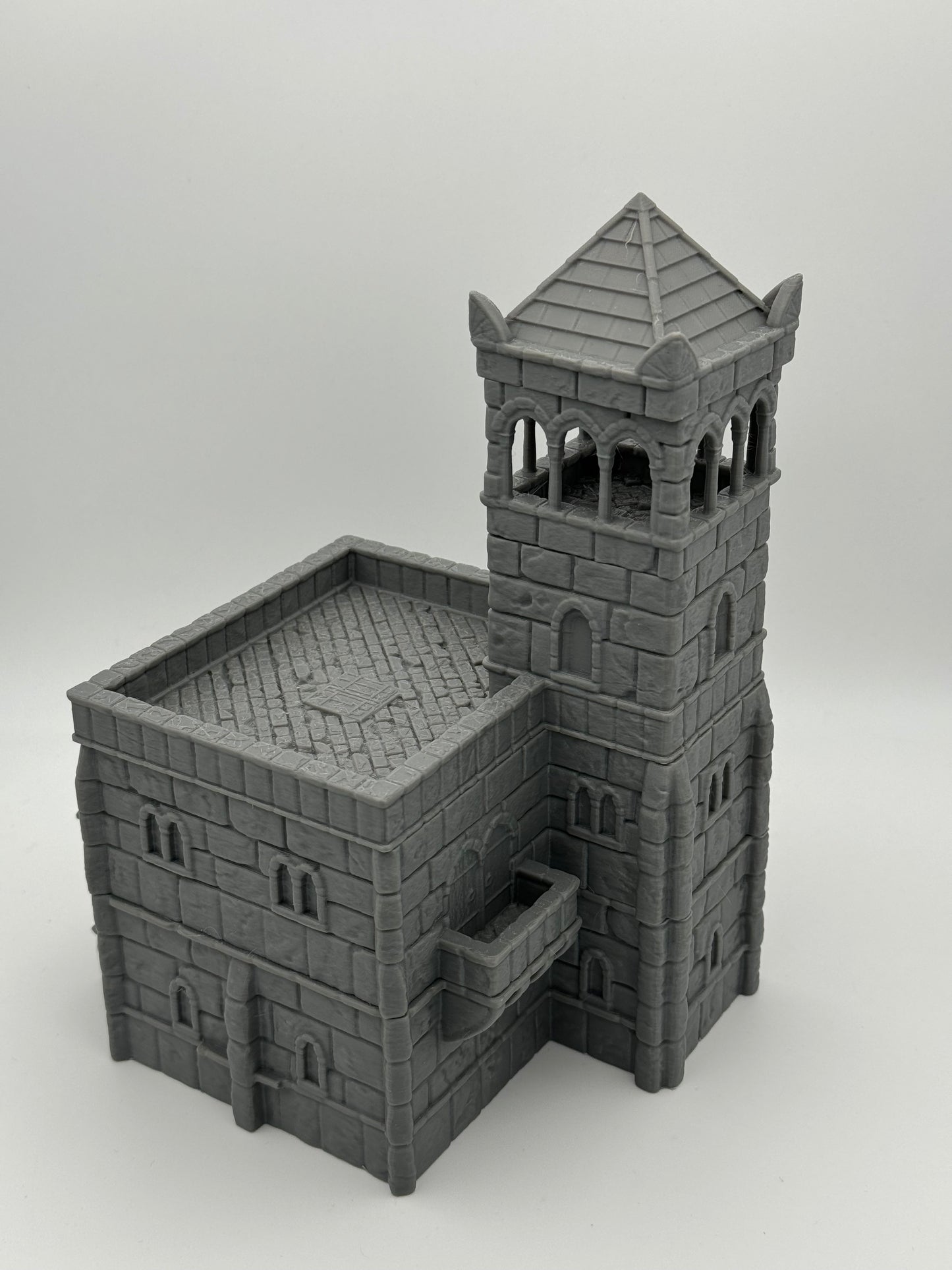 Product photo Tabletop 28mm The Printing Goes Ever On (TPGEO) 0: Ivory City Town Hall - Kingdom of Gonthan - Town Hall Tabletop Terrain