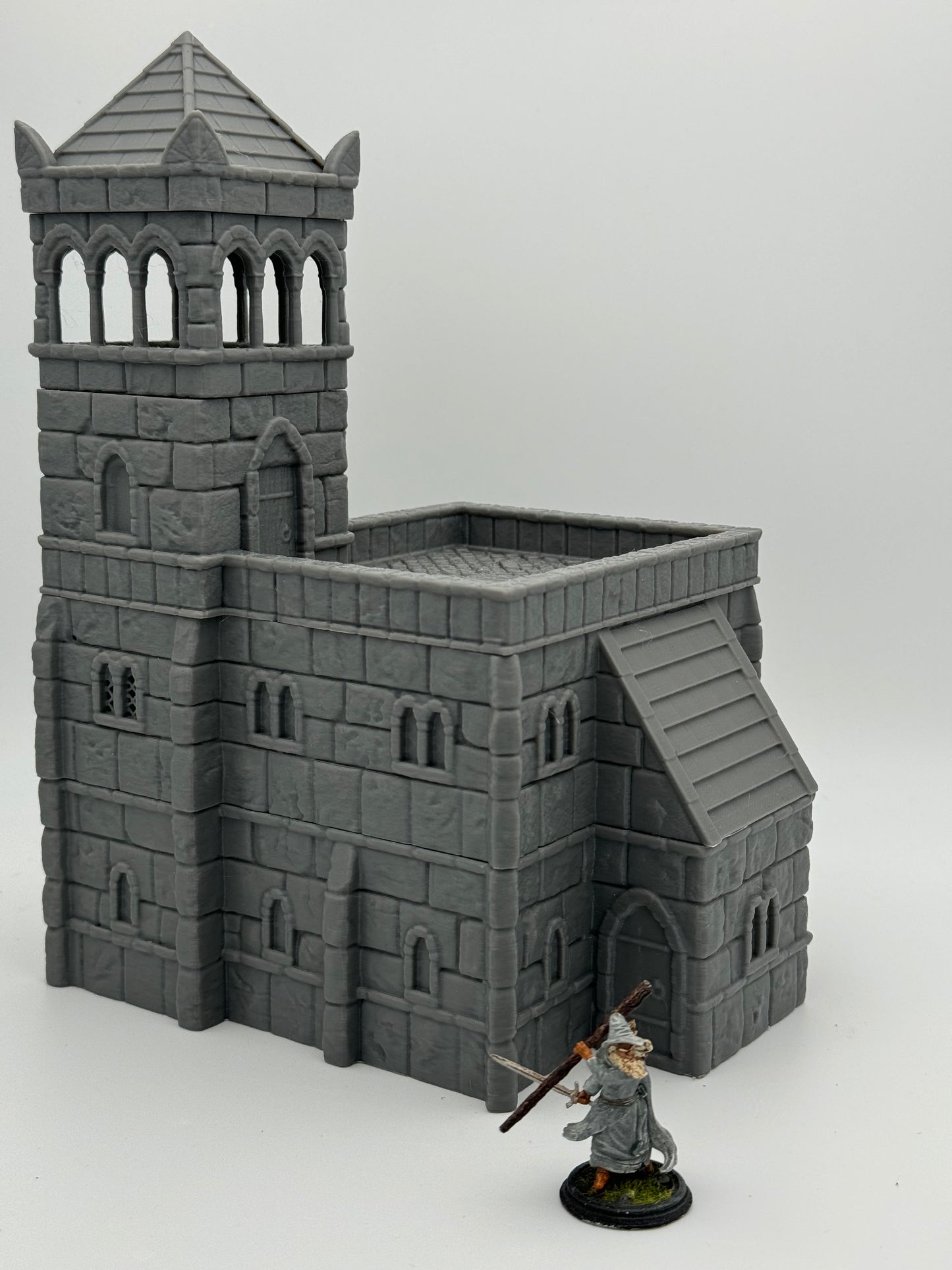 Product photo Tabletop 28mm The Printing Goes Ever On (TPGEO) 0: Ivory City Town Hall - Kingdom of Gonthan - Town Hall Tabletop Terrain