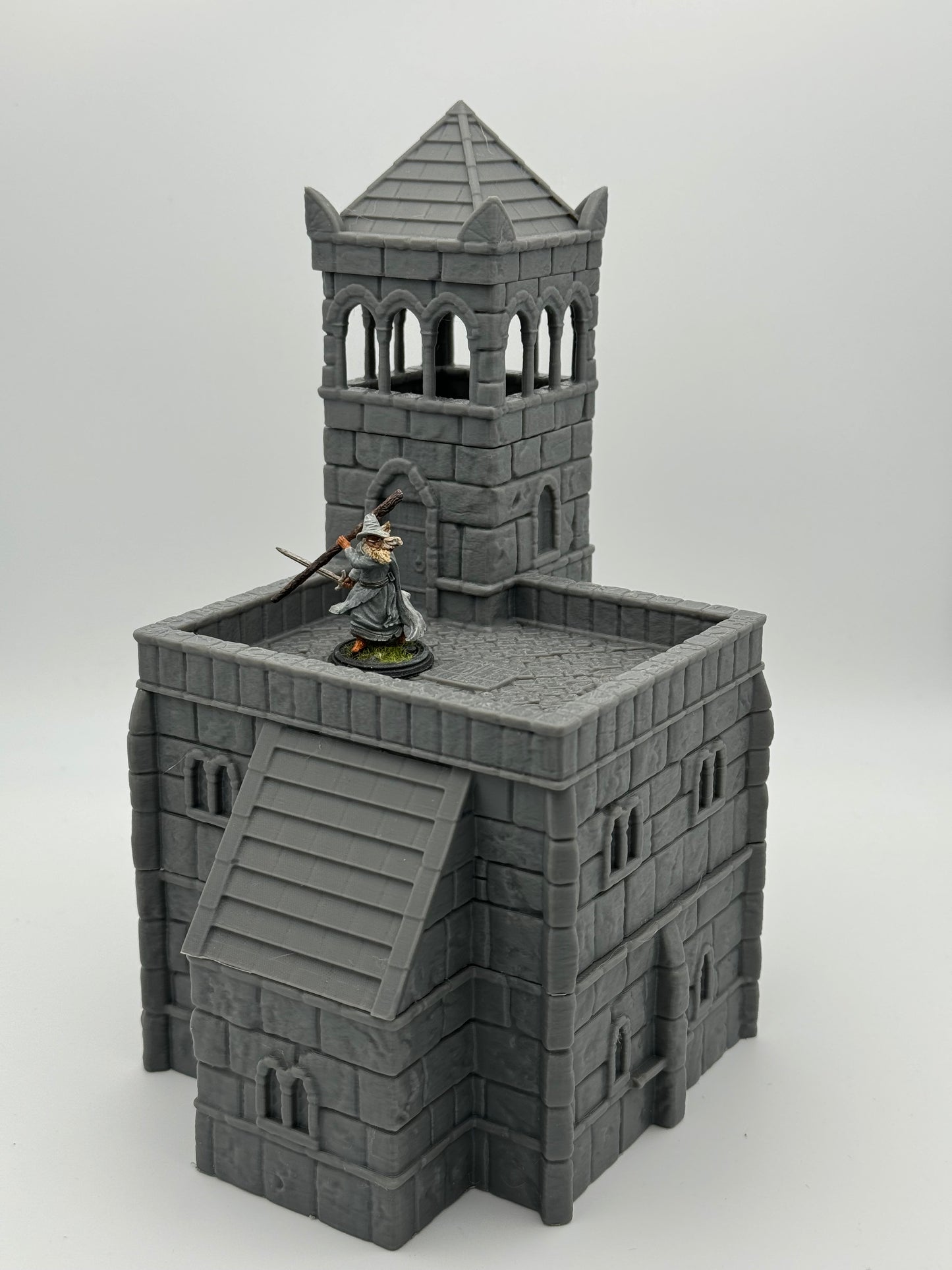 Product photo Tabletop 28mm The Printing Goes Ever On (TPGEO) 0: Ivory City Town Hall - Kingdom of Gonthan - Town Hall Tabletop Terrain