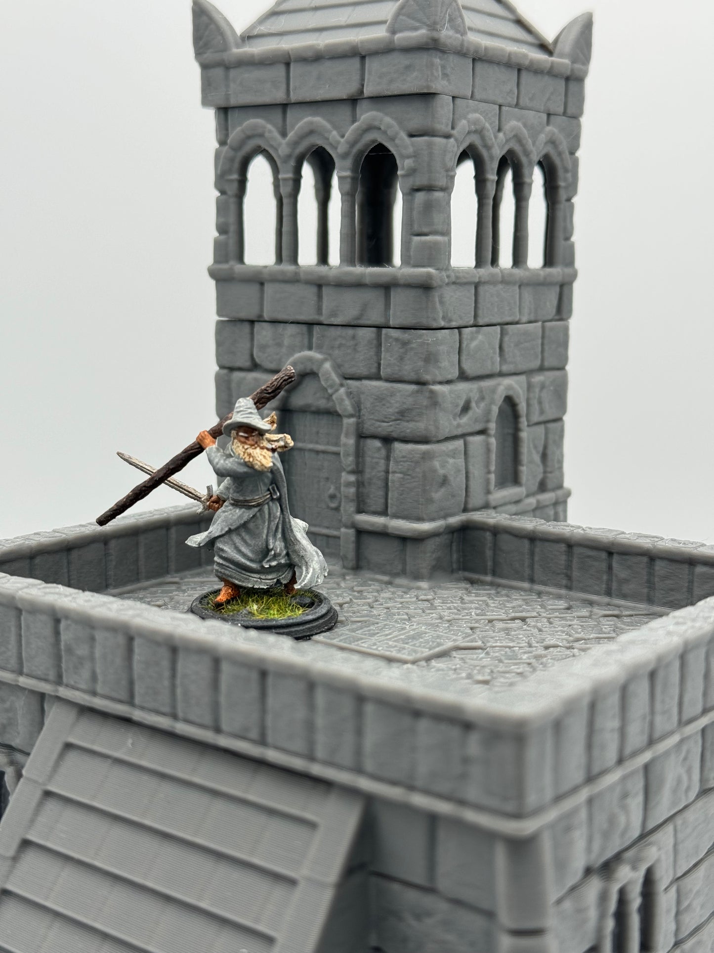 Product photo Tabletop 28mm The Printing Goes Ever On (TPGEO) 0: Ivory City Town Hall - Kingdom of Gonthan - Town Hall Tabletop Terrain
