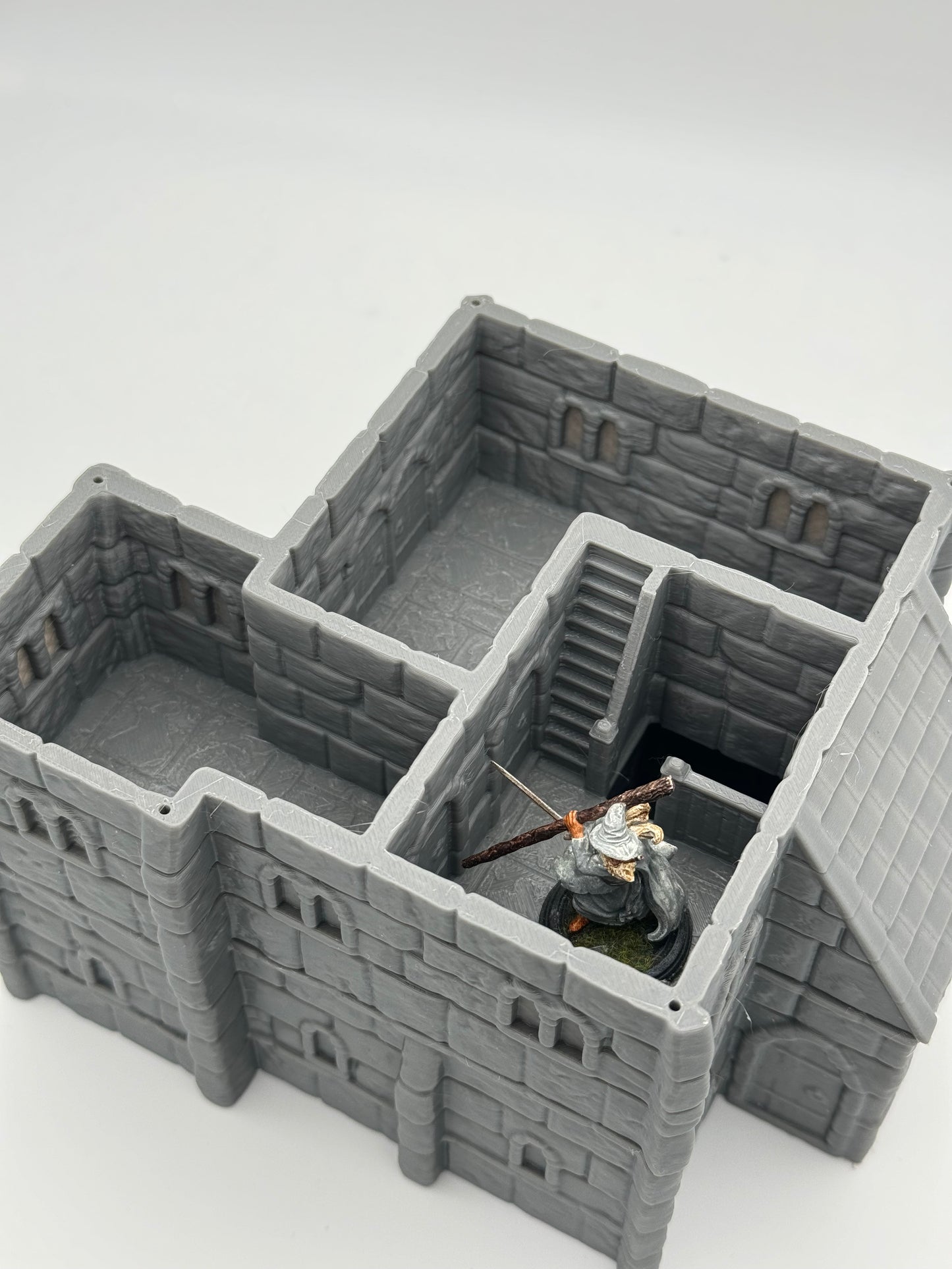 Product photo Tabletop 28mm The Printing Goes Ever On (TPGEO) 0: Ivory City Town Hall - Kingdom of Gonthan - Town Hall Tabletop Terrain