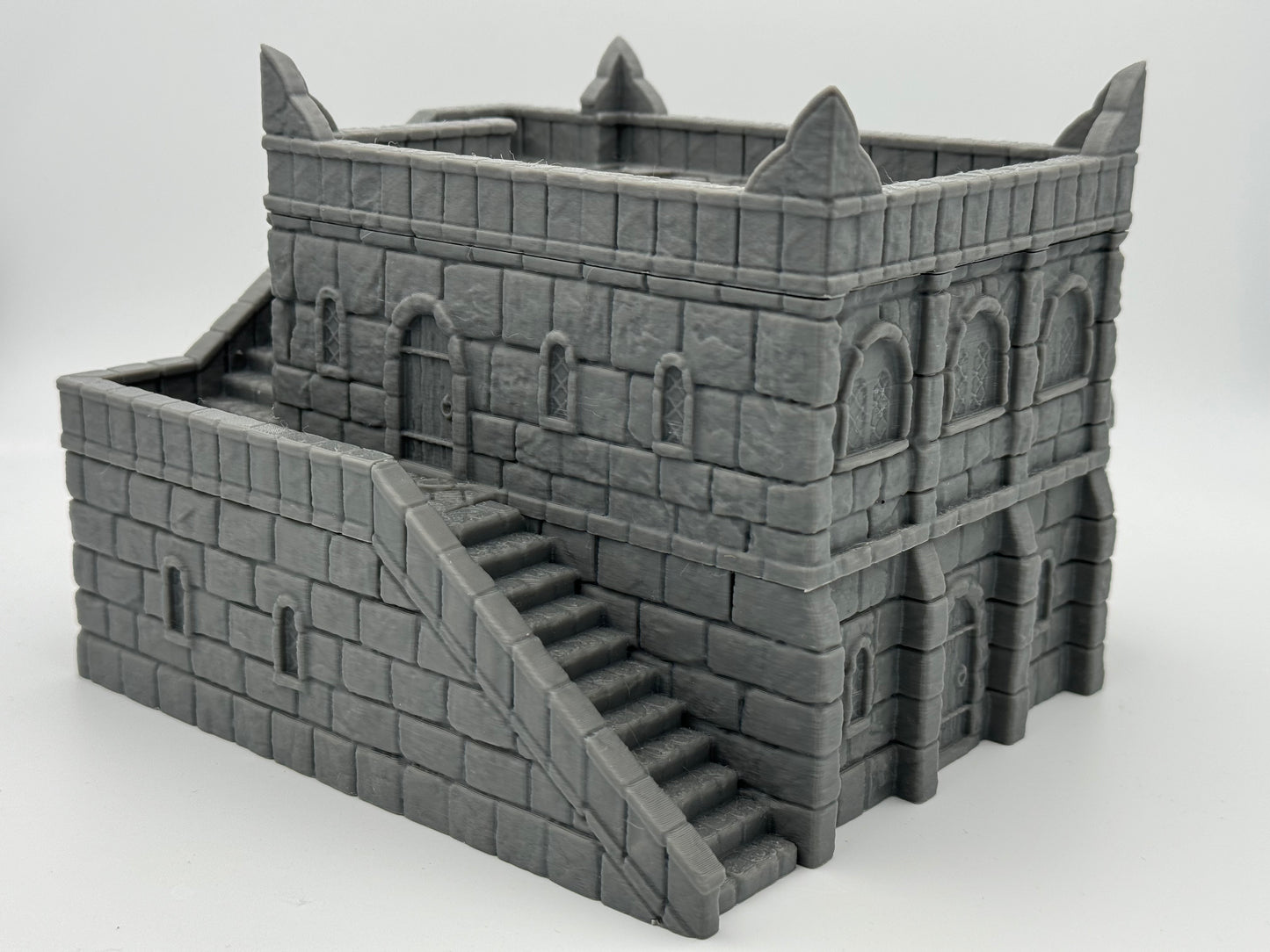 Product photo Tabletop 28mm The Printing Goes Ever On (TPGEO) 0: Marketplace Ivory City - Kingdom of Gonthan Building - Trade Hall Tabletop Terrain