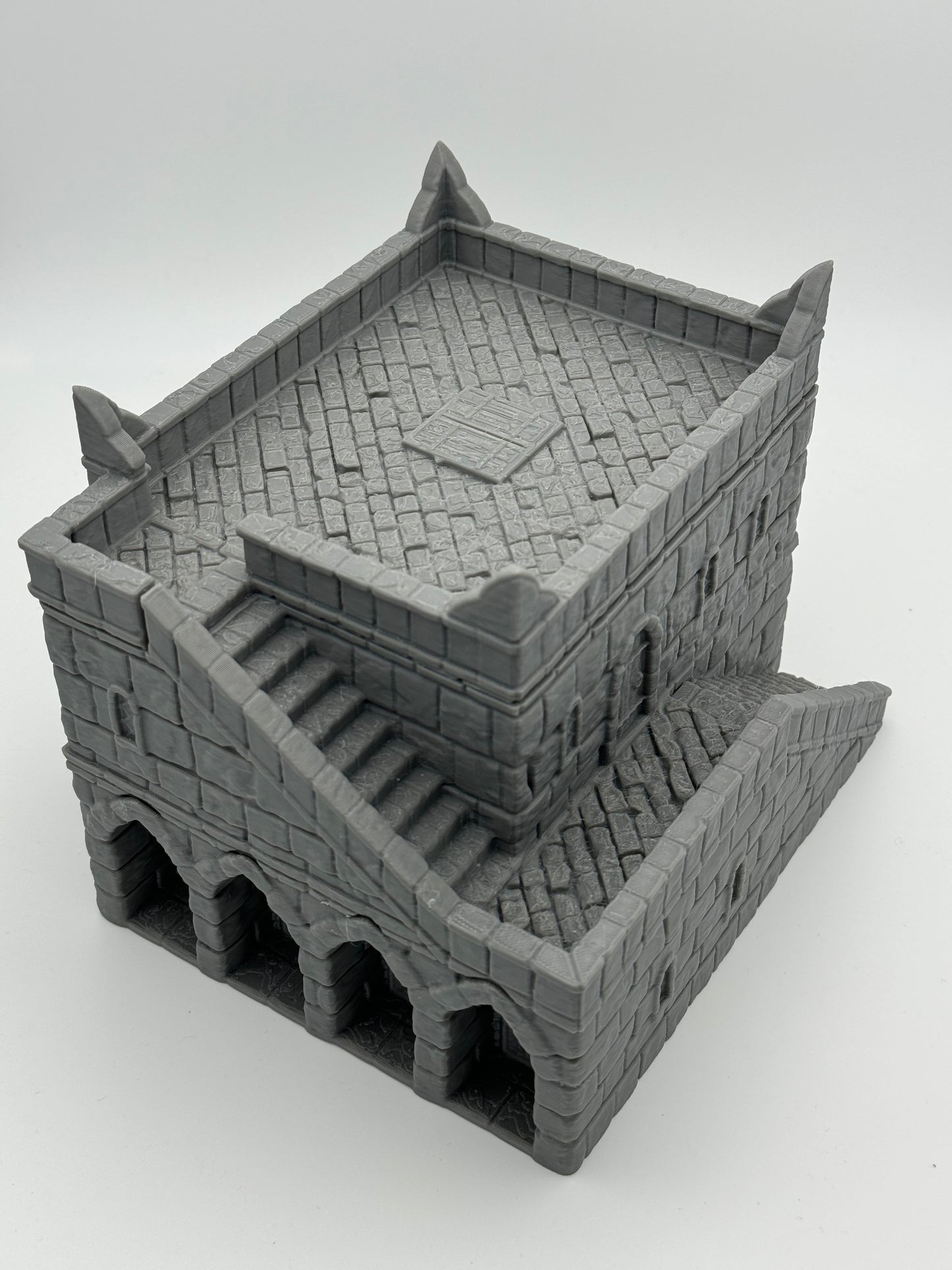 Product photo Tabletop 28mm The Printing Goes Ever On (TPGEO) 0: Marketplace Ivory City - Kingdom of Gonthan Building - Trade Hall Tabletop Terrain