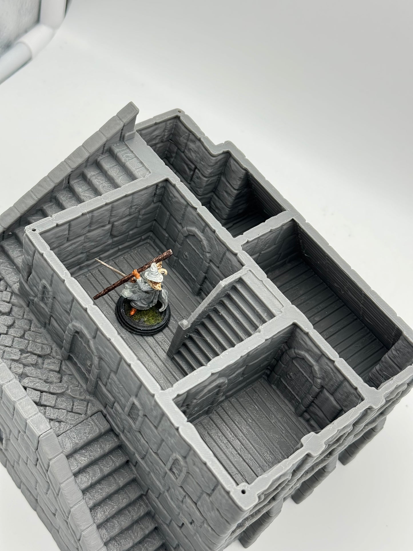 Product photo Tabletop 28mm The Printing Goes Ever On (TPGEO) 0: Marketplace Ivory City - Kingdom of Gonthan Building - Trade Hall Tabletop Terrain