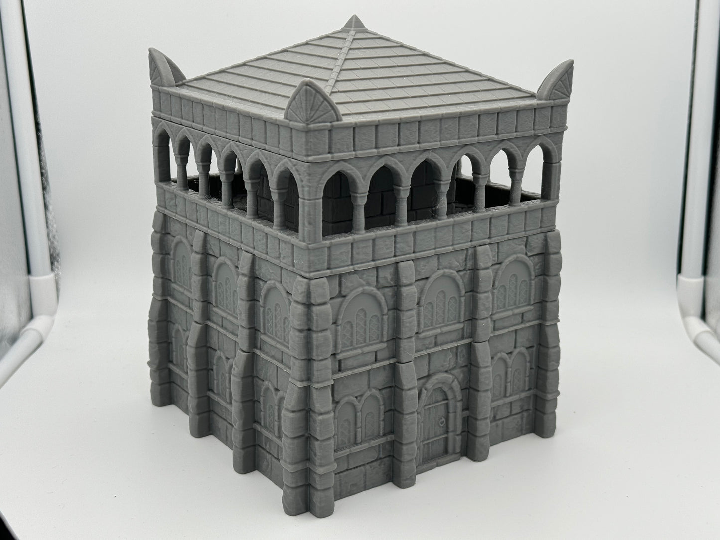 Product photo Tabletop 28mm The Printing Goes Ever On (TPGEO) 0: Warehouse Ivory City - Kingdom of Gonthan - Warehouse Tabletop Terrain