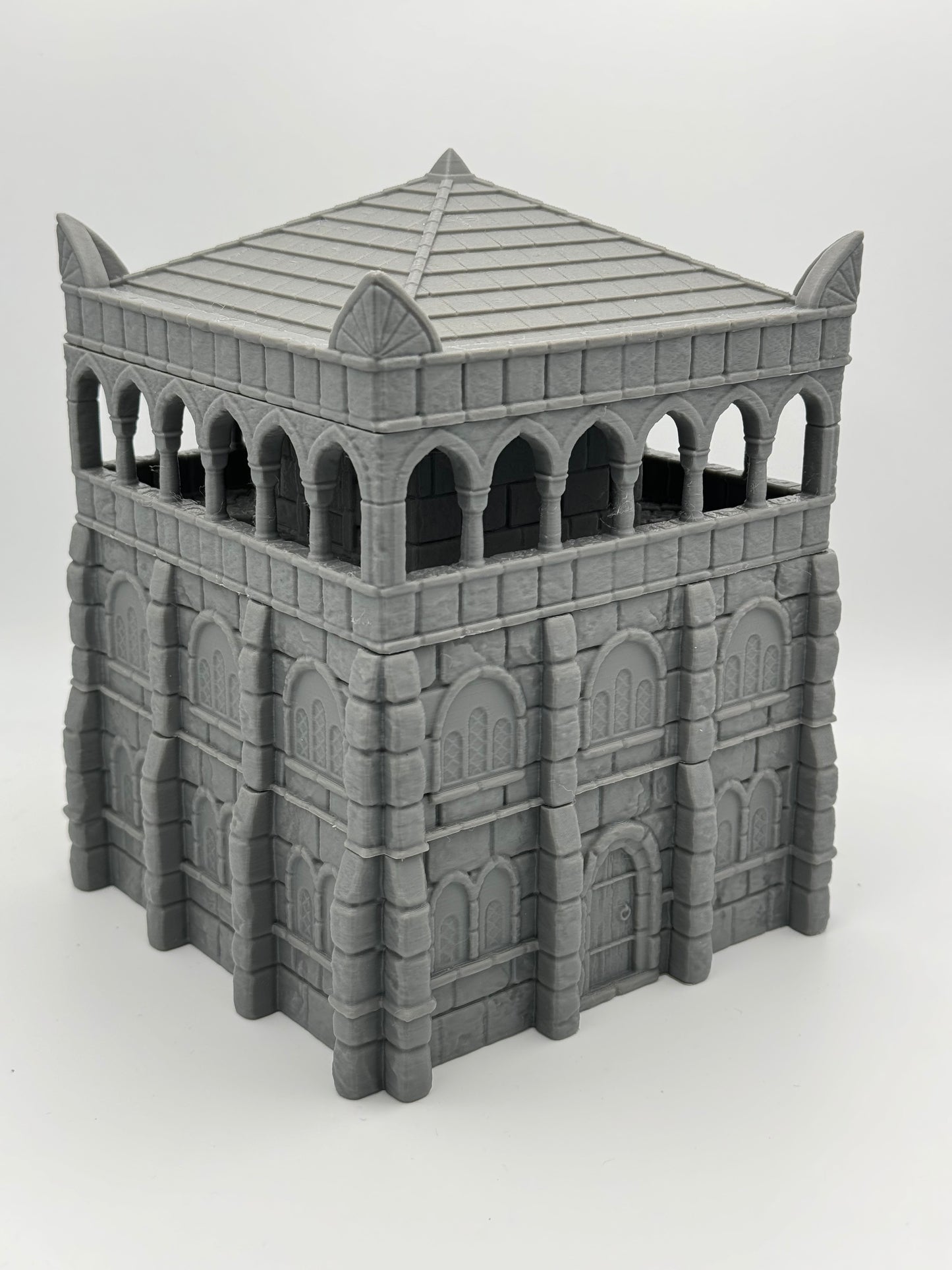 Product photo Tabletop 28mm The Printing Goes Ever On (TPGEO) 0: Warehouse Ivory City - Kingdom of Gonthan - Warehouse Tabletop Terrain