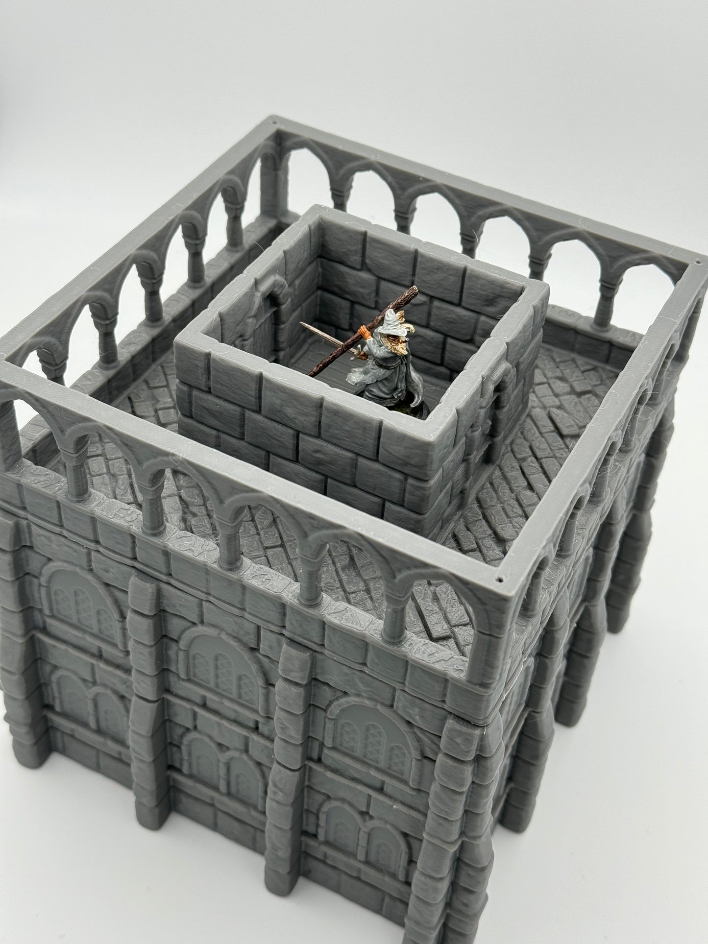 Product photo Tabletop 28mm The Printing Goes Ever On (TPGEO) 0: Warehouse Ivory City - Kingdom of Gonthan - Warehouse Tabletop Terrain