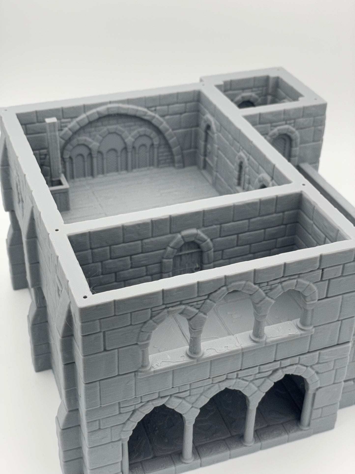 Product photo Tabletop 28mm The Printing Goes Ever On (TPGEO) 0: Medieval Residential House B - Stone Building from the Human Realm Gonthan - Walkable Terrain