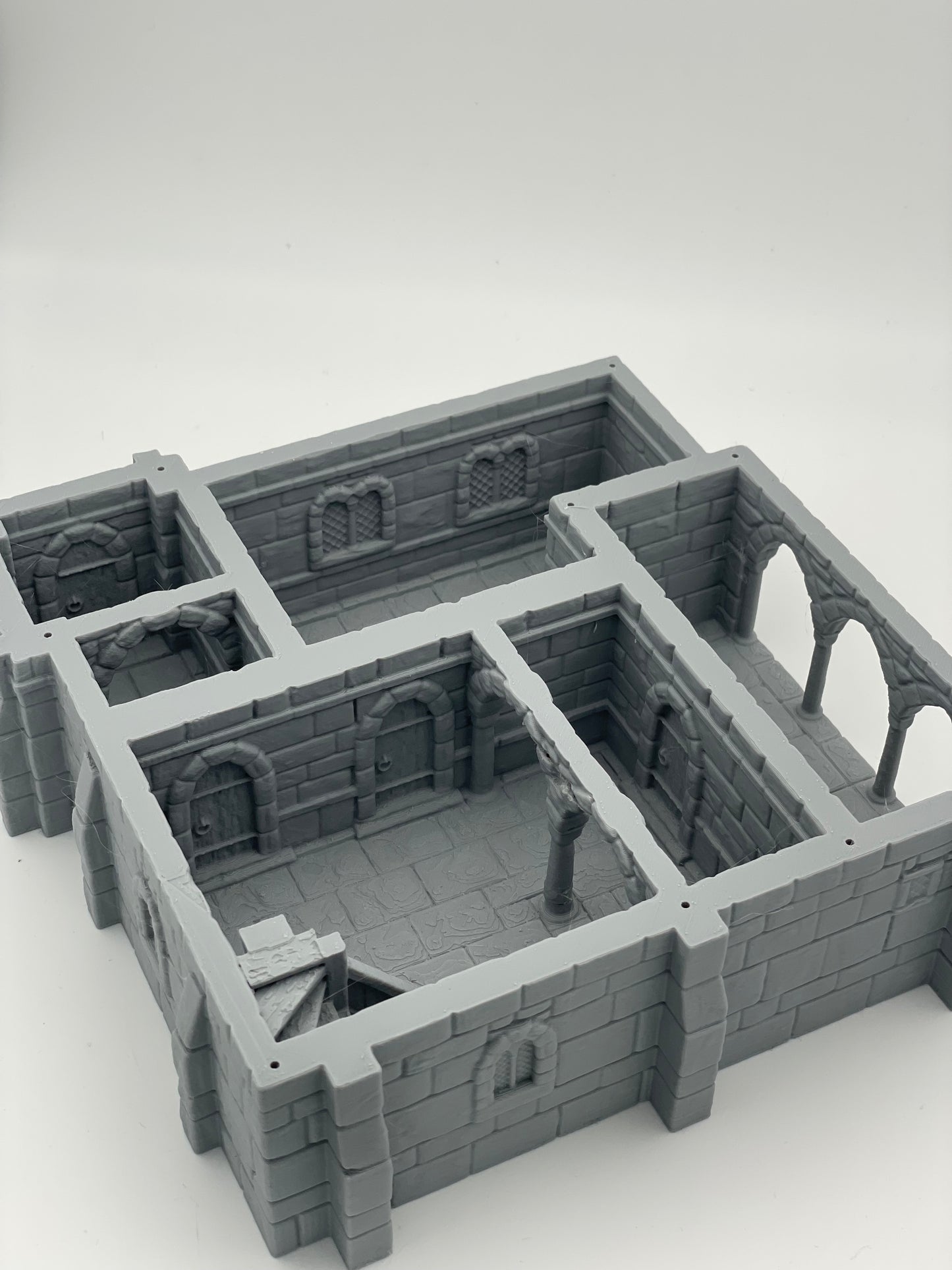 Product photo Tabletop 28mm The Printing Goes Ever On (TPGEO) 0: Medieval Residential House B - Stone Building from the Human Realm Gonthan - Walkable Terrain