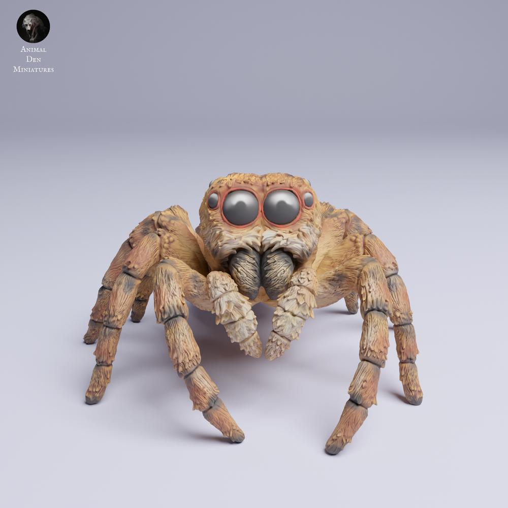 Product photo animal figure Animal Den Miniatures 3: animal figure: Golden-eyed jumping spider (25_05_02)