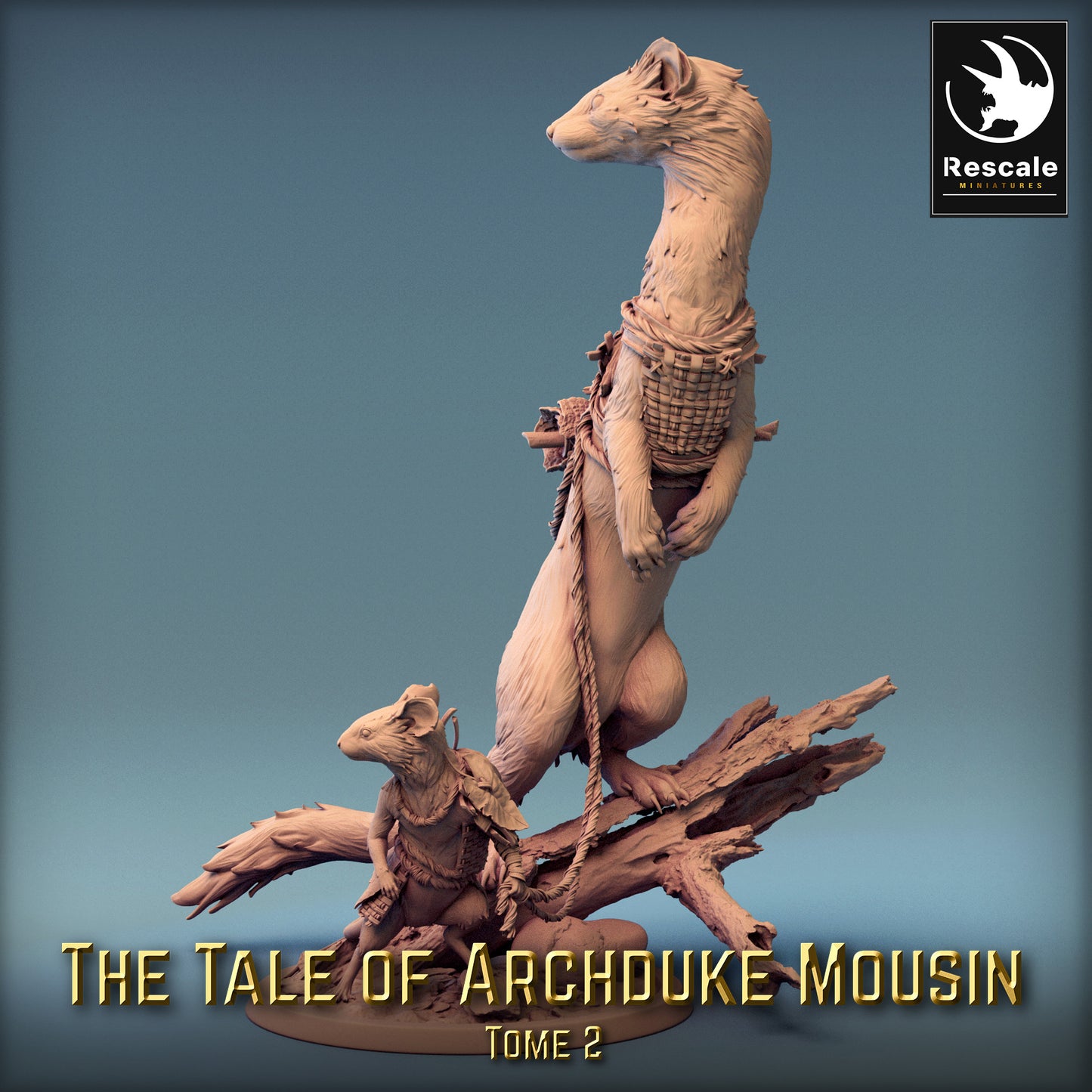 Weasel Rider - A mouse rides a weasel (D1)