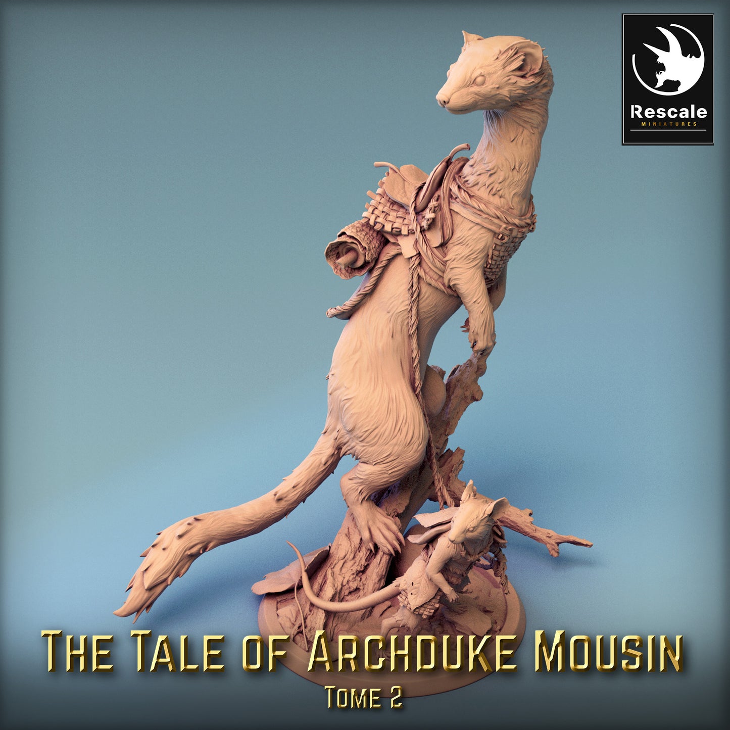 Weasel Rider - A mouse rides a weasel (D1)
