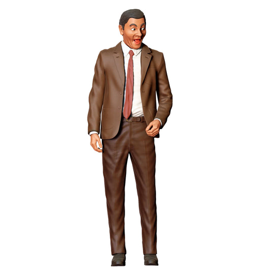 Diorama model building product photo 0: Clumsy gentleman in a suit – figure with a funny facial expression (Ref. No. 417)