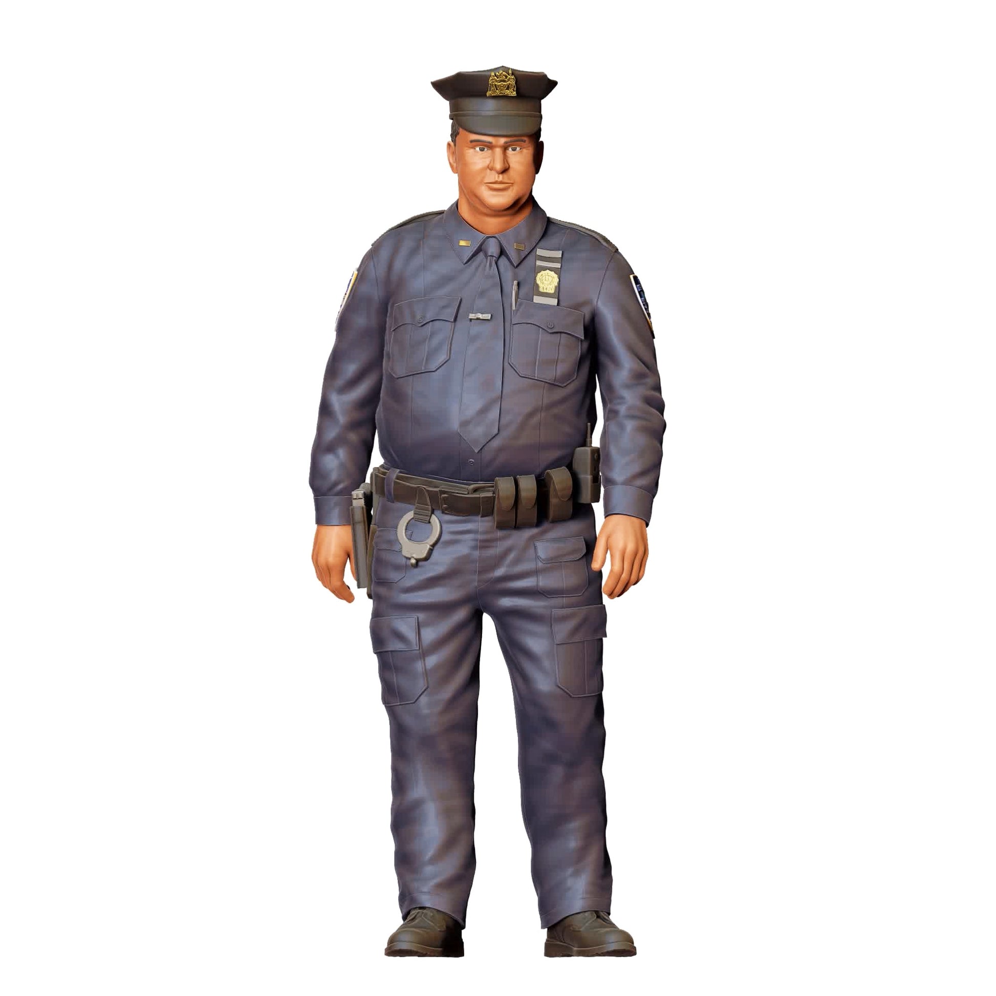 Diorama Model Building Product Photo 0: Fat US Cop A - Police (Ref. No. 355)