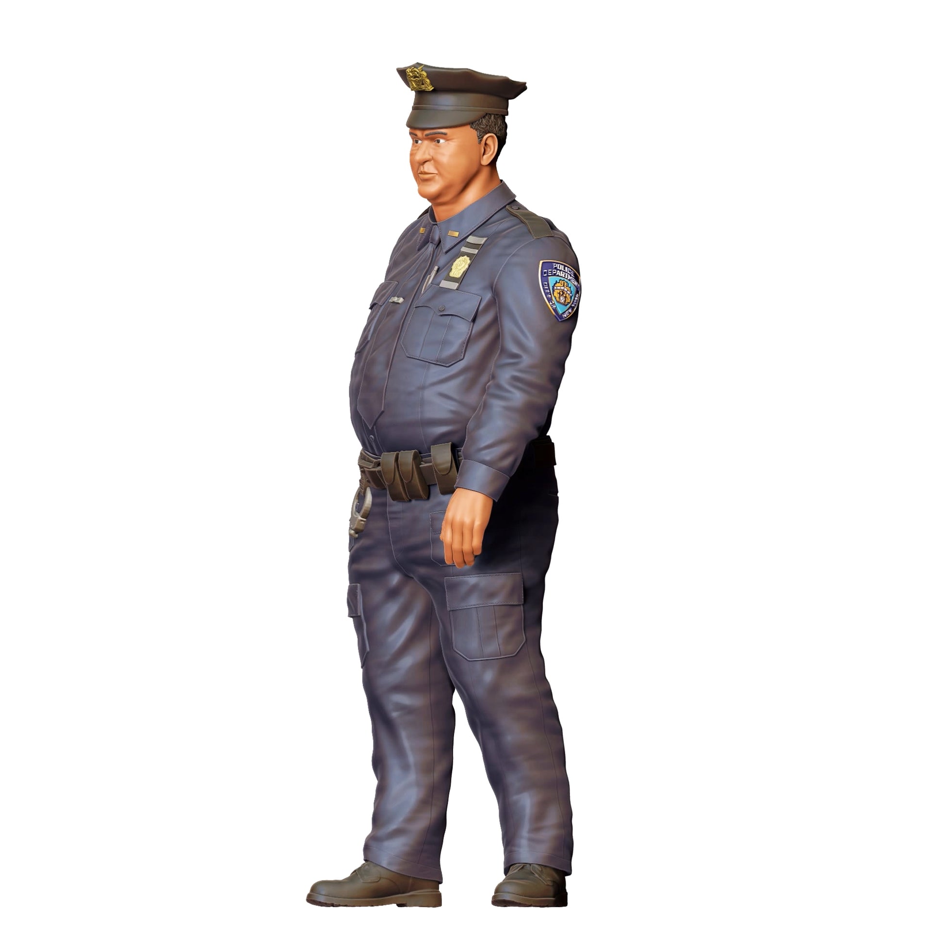 Diorama Model Building Product Photo 0: Fat US Cop A - Police (Ref. No. 355)