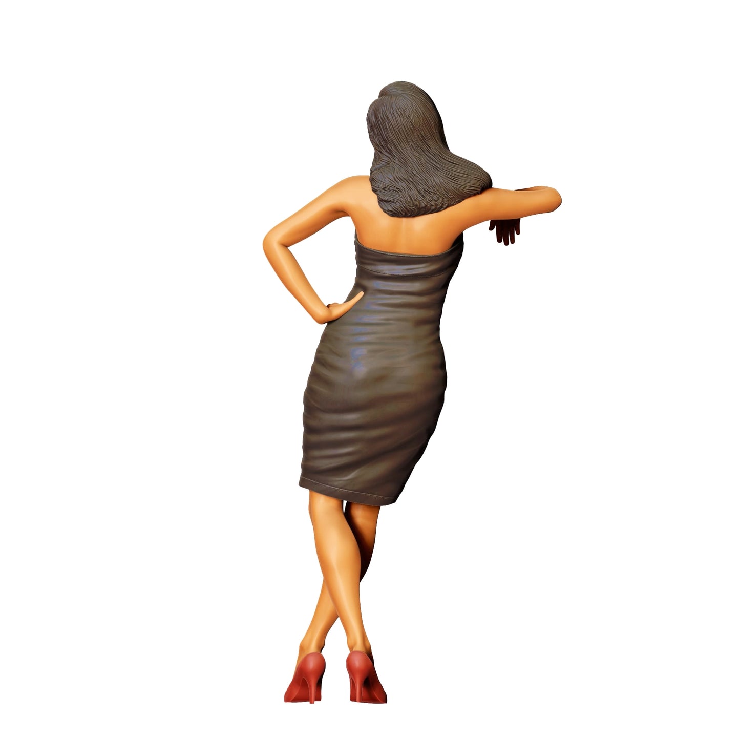 Diorama Model Building Product Photo 0: PinUp Girl A - Pretty Lady in Dress (Ref. No. 382)