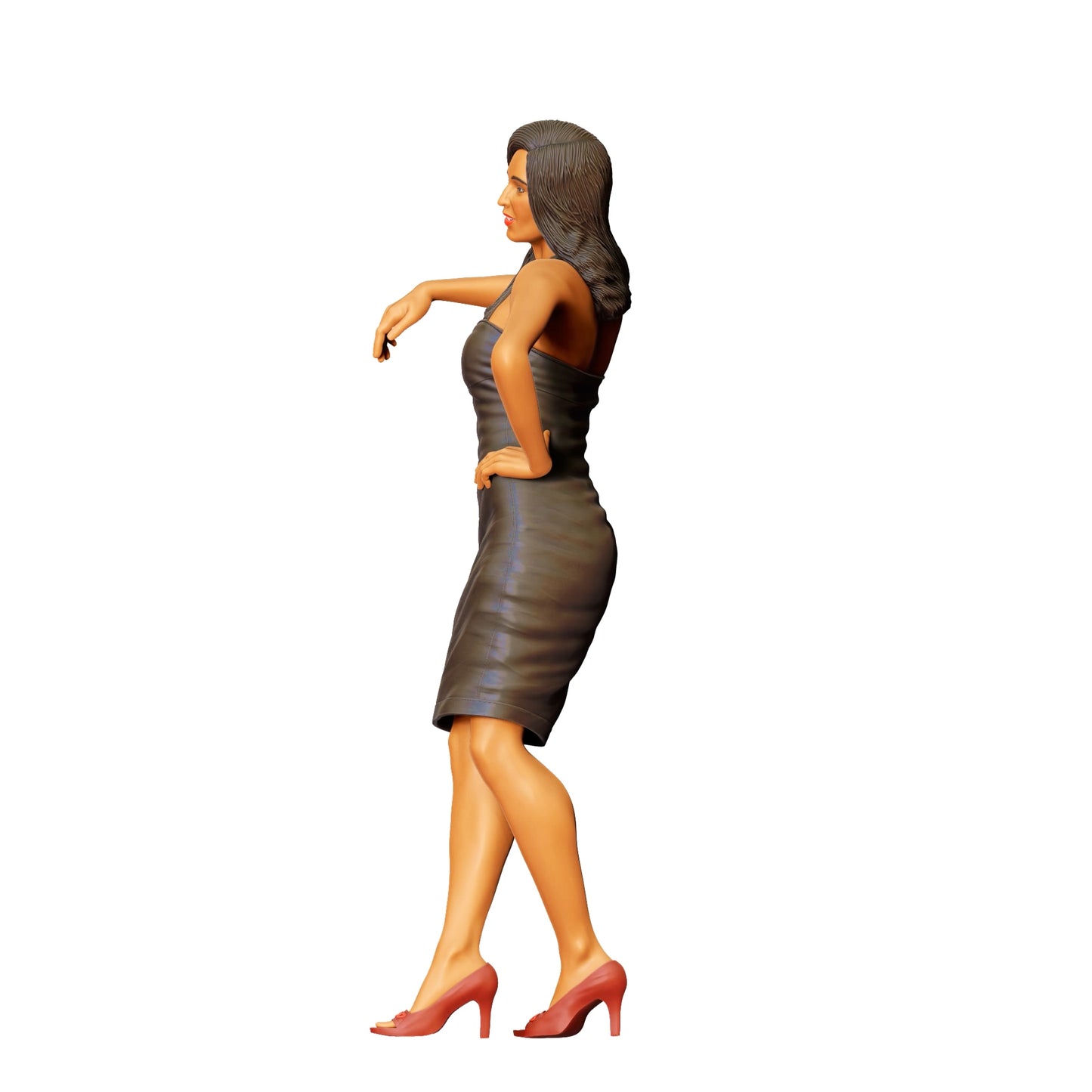 Diorama Model Building Product Photo 0: PinUp Girl A - Pretty Lady in Dress (Ref. No. 382)