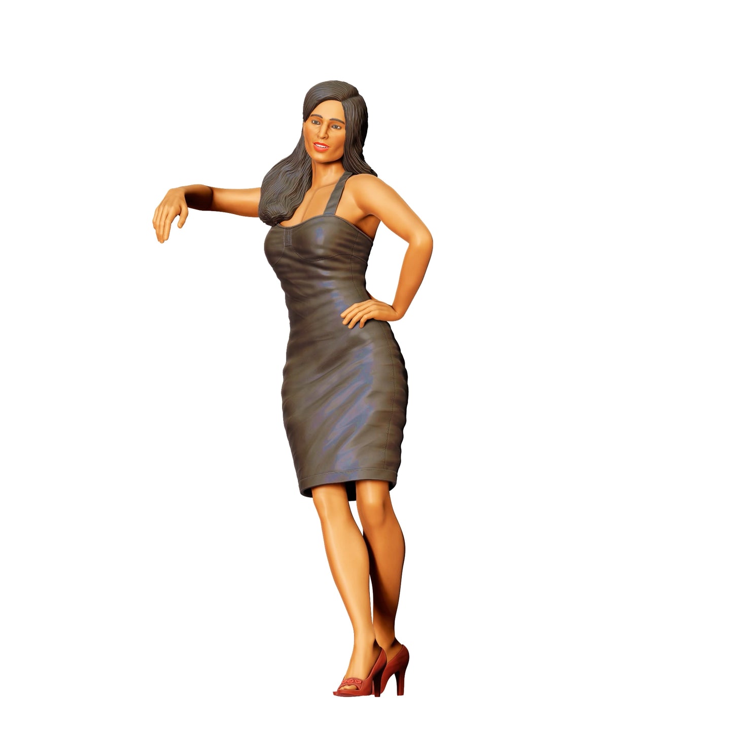 Diorama Model Building Product Photo 0: PinUp Girl A - Pretty Lady in Dress (Ref. No. 382)