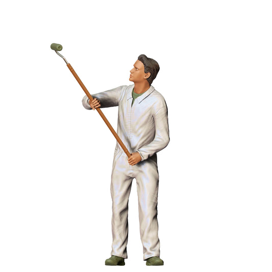 Product photo 0: Painter with telescopic pole - Craftsman with brush
