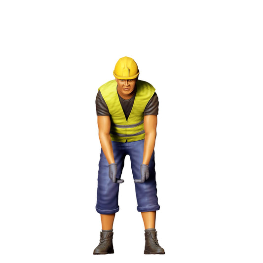 Diorama Model Building Product Photo 0: Worker on the Track - Railroad Worker/Construction Worker F (Ref. No. 392)