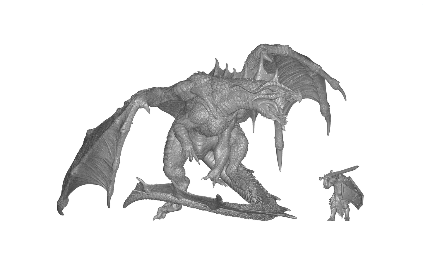 Red Chromatic Dragon - Powerful and Huge Creature (A)