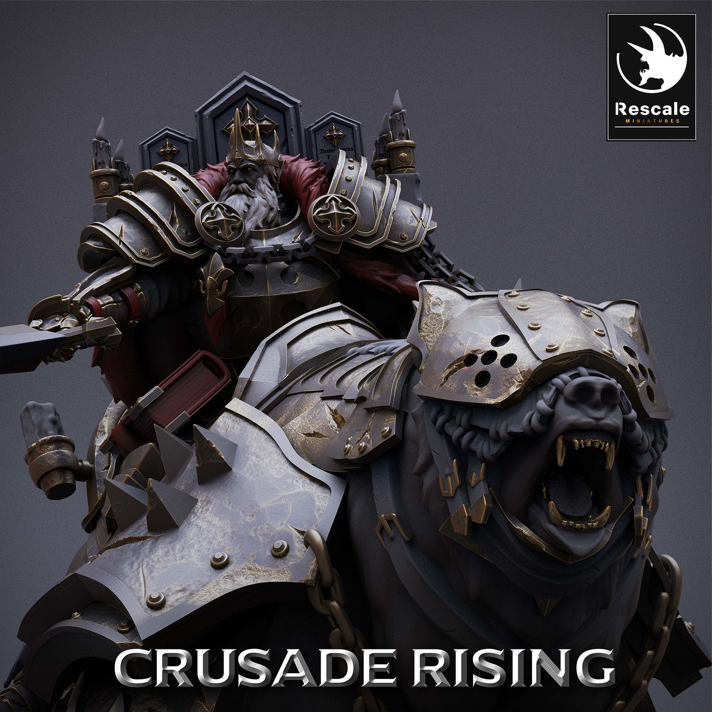 Templar King Rider - Mighty Ruler of the Order of the Templars - Knights Templar (B2)
