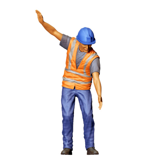 Diorama Model Building Product Photo 0: Worker on the Track - Railway Worker/Construction Worker E (Ref. No. 391)