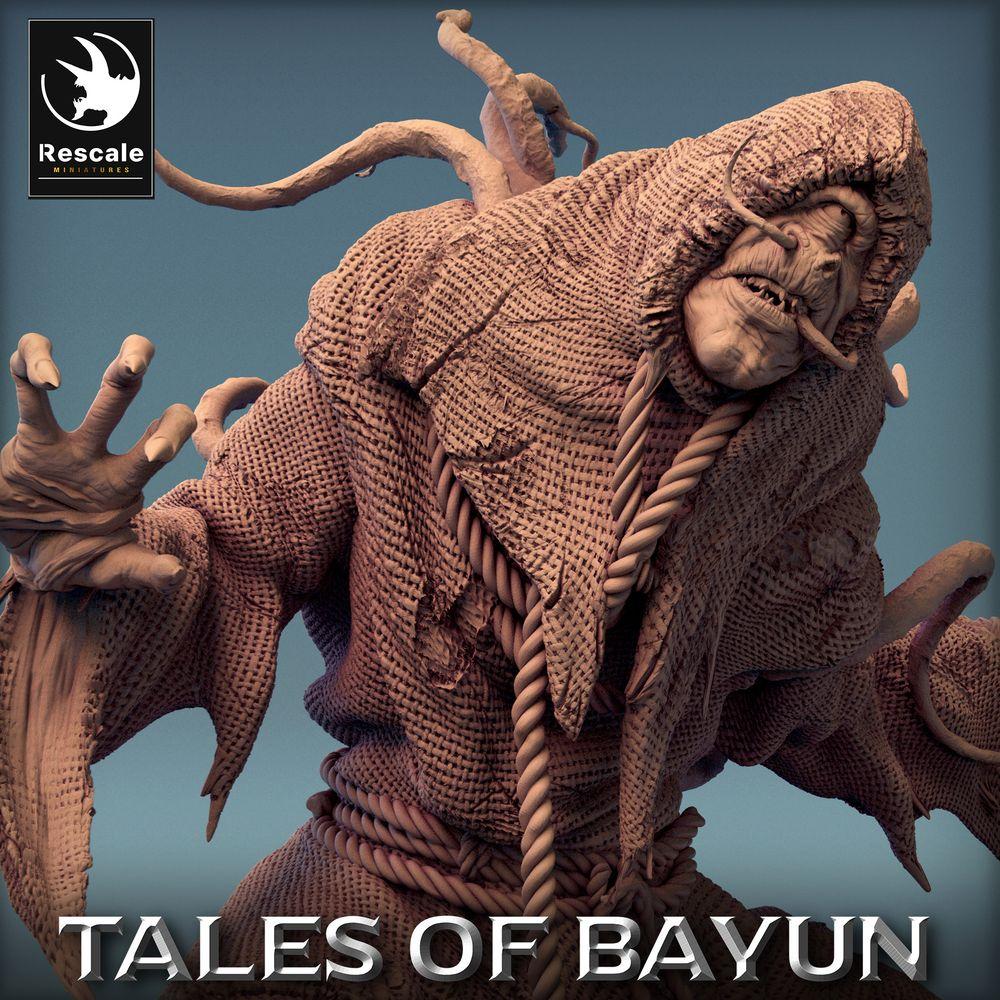 Product photo Tabletop 28mm Lord of the Print (LotP) 0: Tabletop miniature: Dark Cultist Warlock - Demon Summoner, Necromancer, and Eldritch Tentacle Mage (24_01_C1)