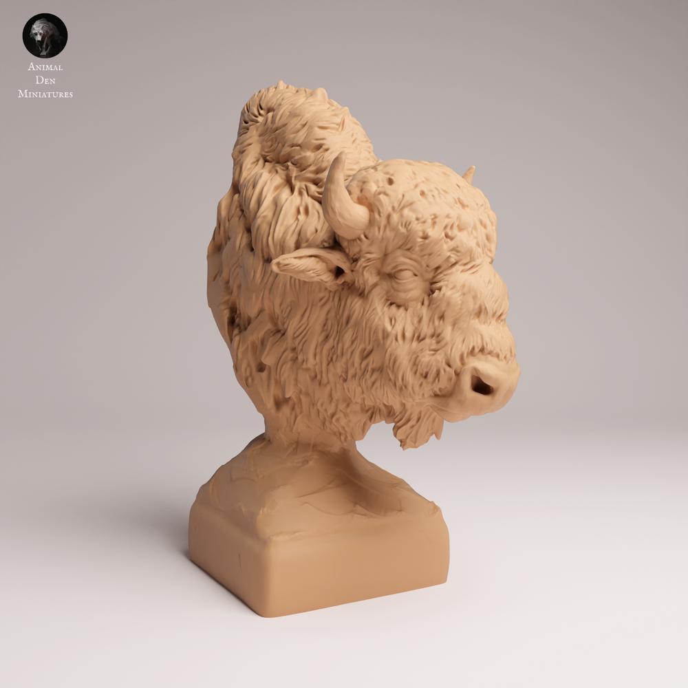 Product photo 2: Wild animal figure: American bison - Bust (25_09_06)
