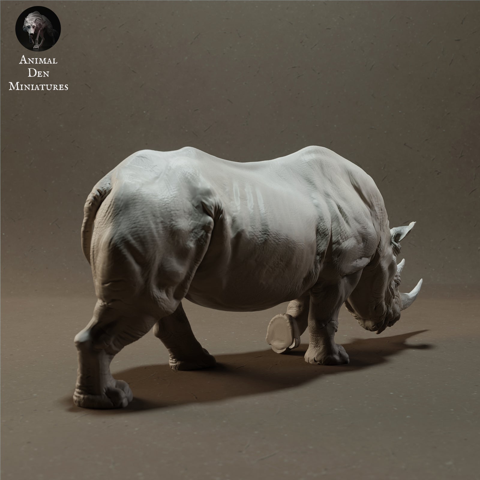 Product photo Animal Figure Diorama, Model Building: 0: African Rhinoceros - Savanna Animals