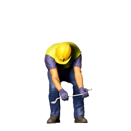 Diorama Model Building Product Photo 0: Worker on the Track - Railroad Worker/Construction Worker G (Ref. No. 393)