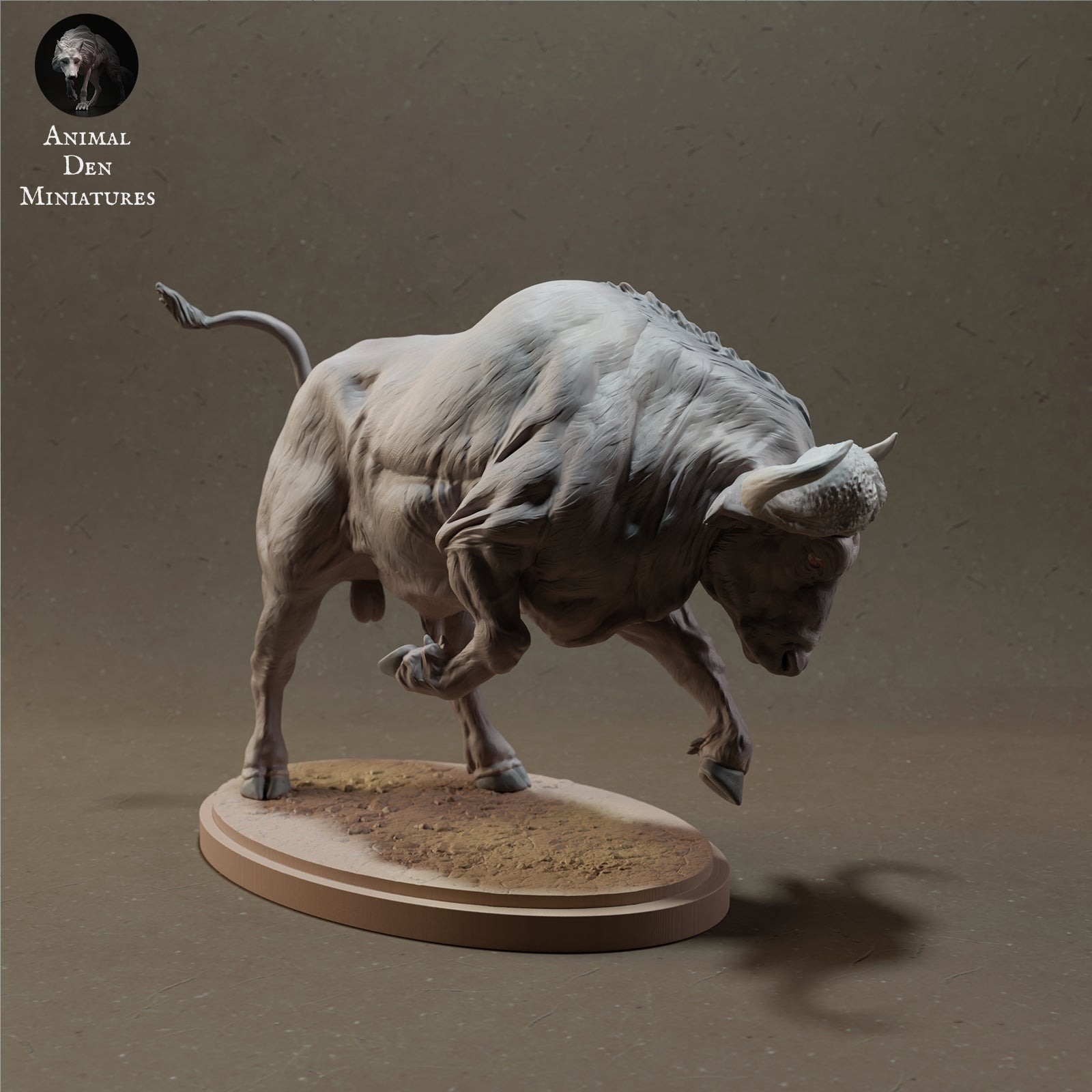 Product photo Animal Figure Diorama, Model Building: 0: African Buffalo Aggressive - Savanna Animals