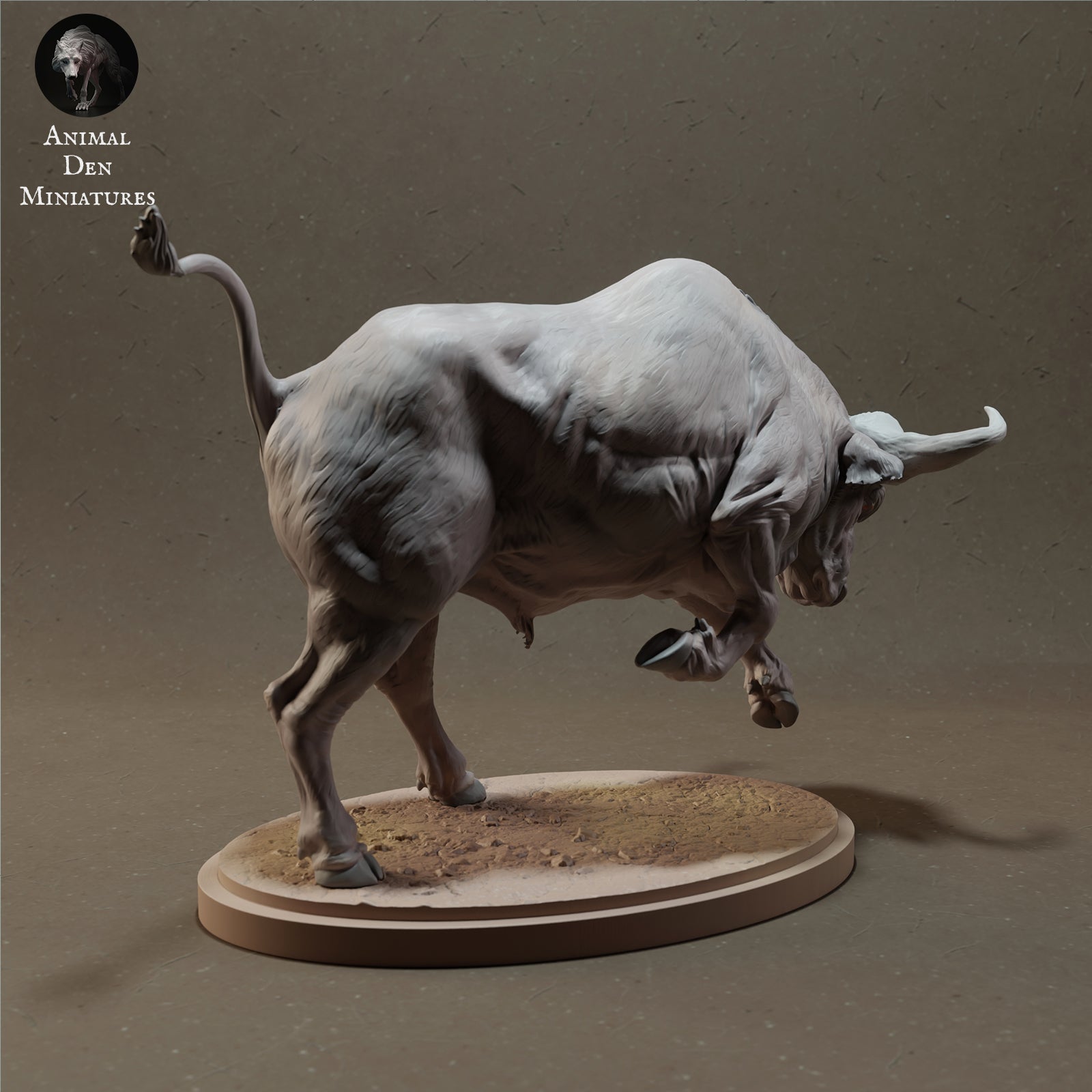 Product photo Animal Figure Diorama, Model Building: 0: African Buffalo Aggressive - Savanna Animals